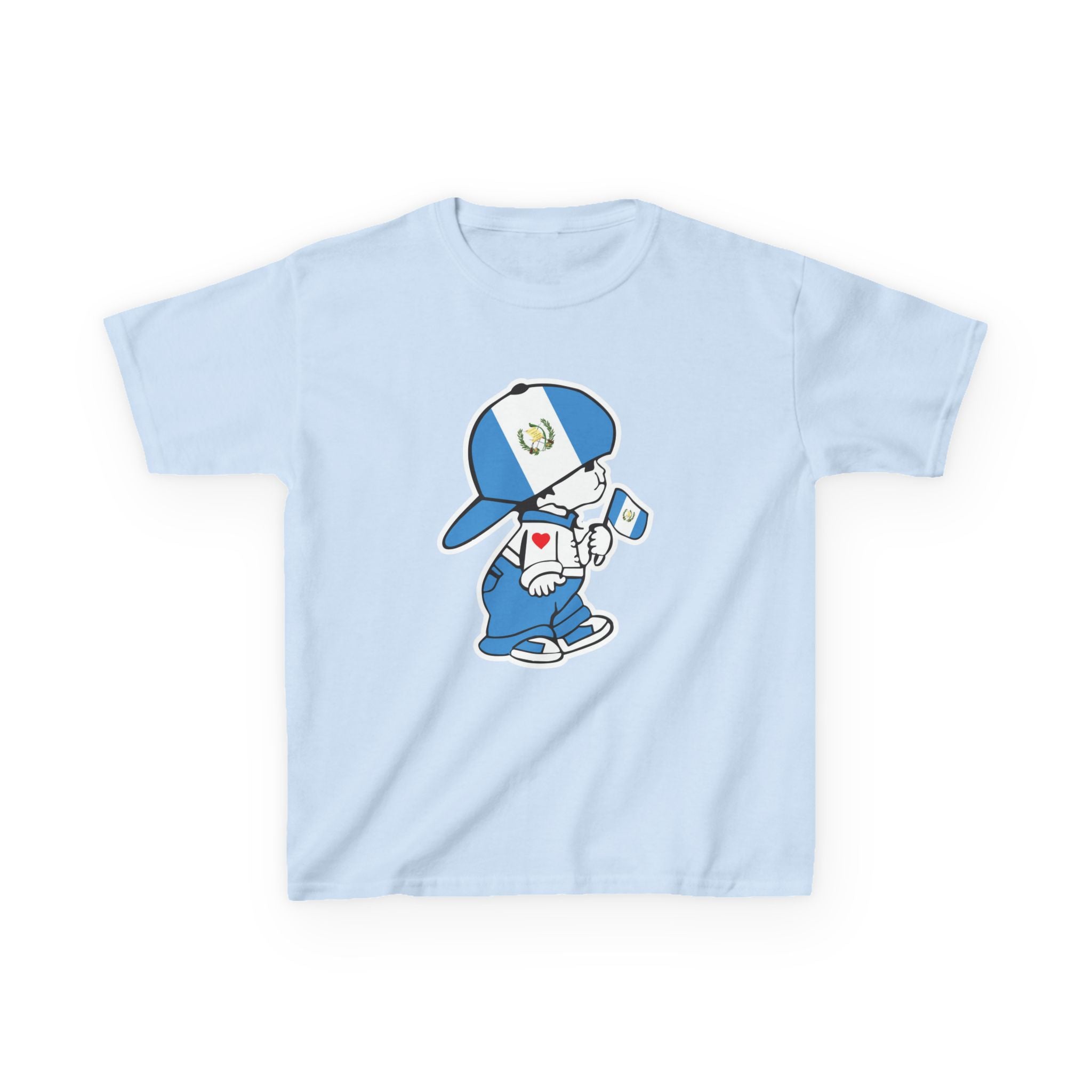 ALGODÓN GRUESO Camiseta de Niños Guatemala El Niño Chapín Original