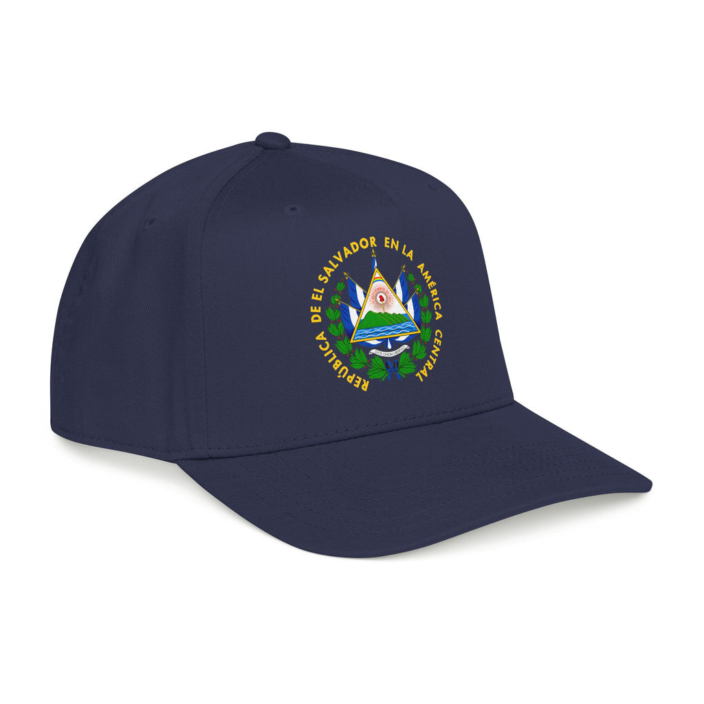 Gorra de béisbol de perfil medio El Salvador Escudo Nacional de El Salvador