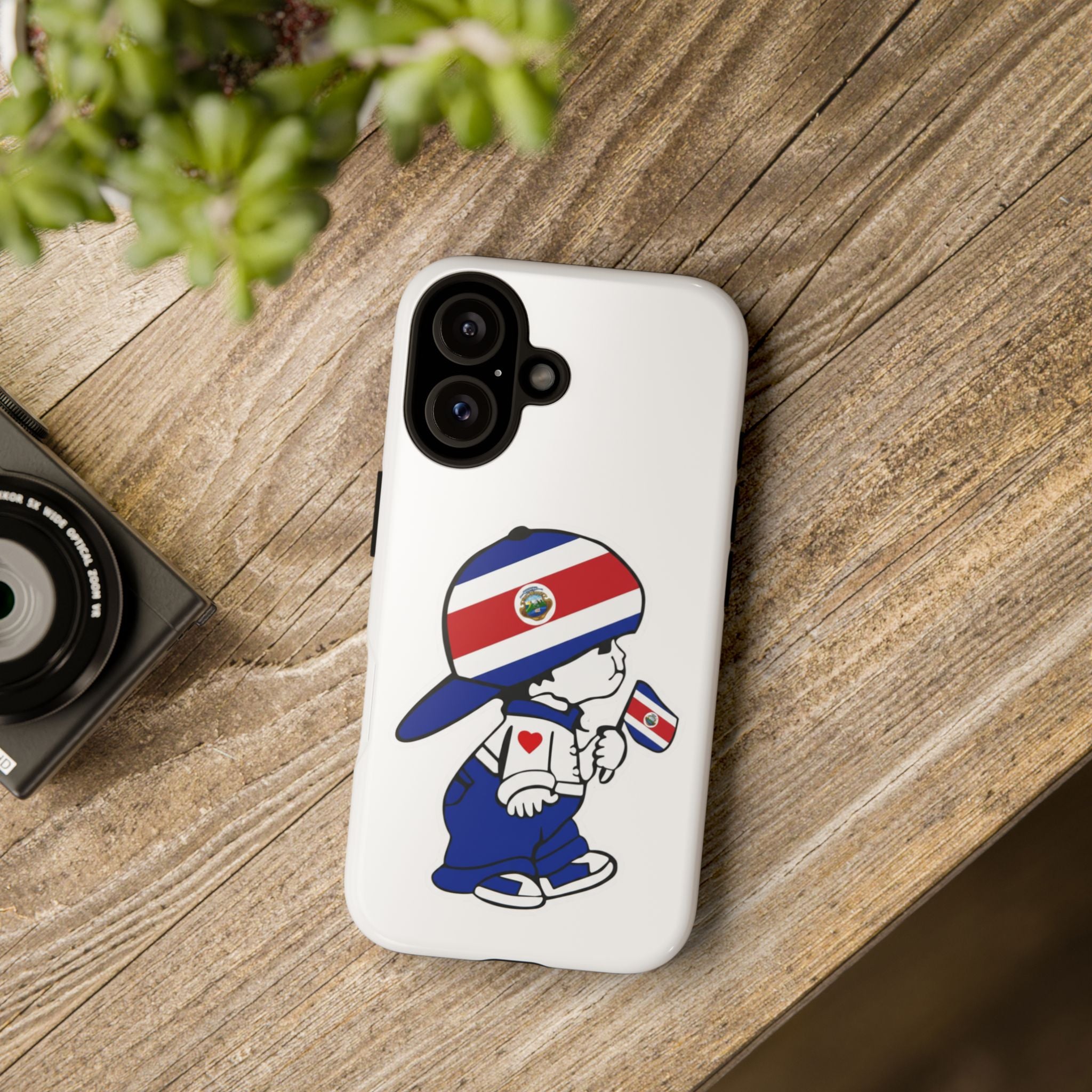 Funda Rigída Protectora para Teléfono iPhone 16 Costa Rica El Niño Tico Original