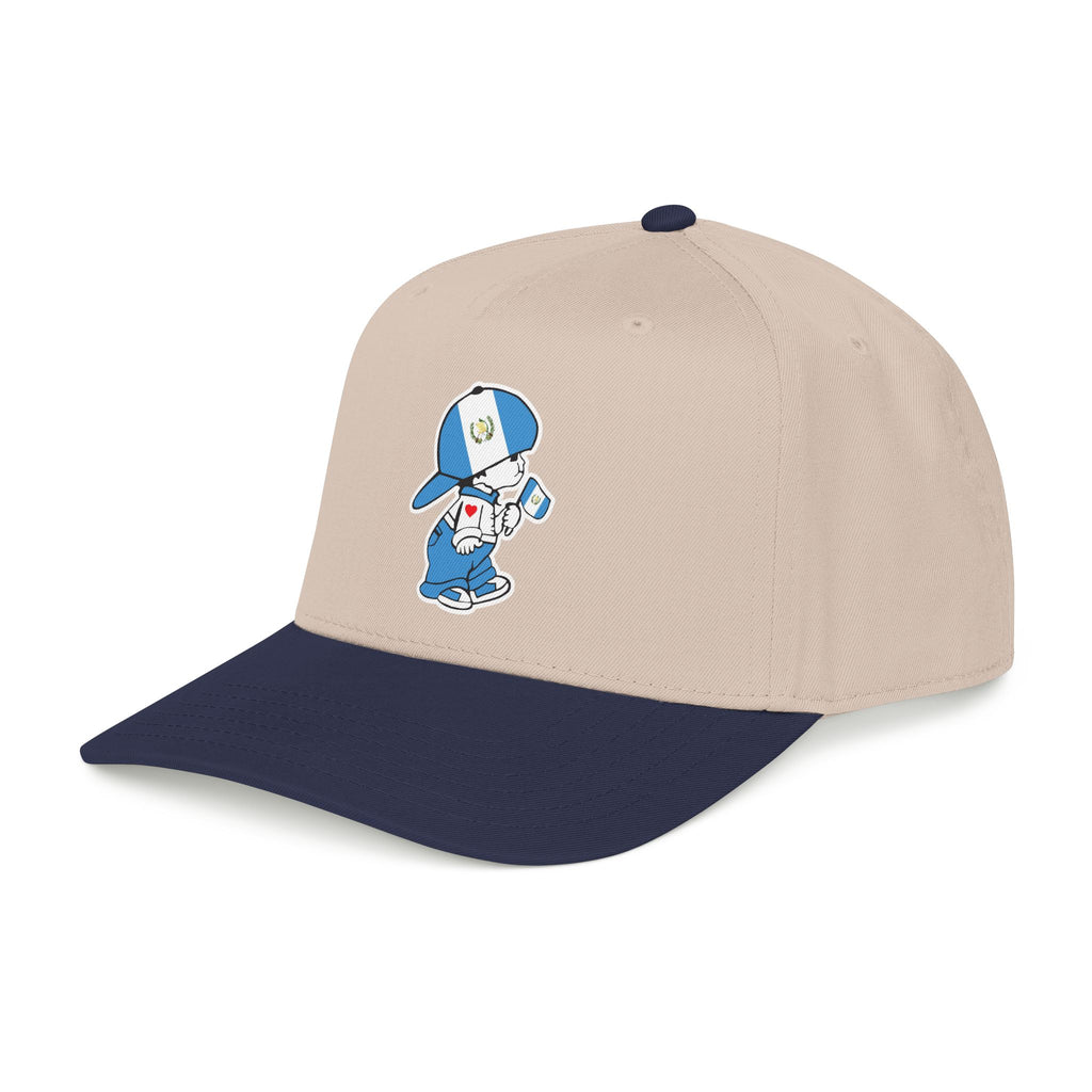 Gorra de béisbol de perfil medio Guatemala El Niño Chapín Original