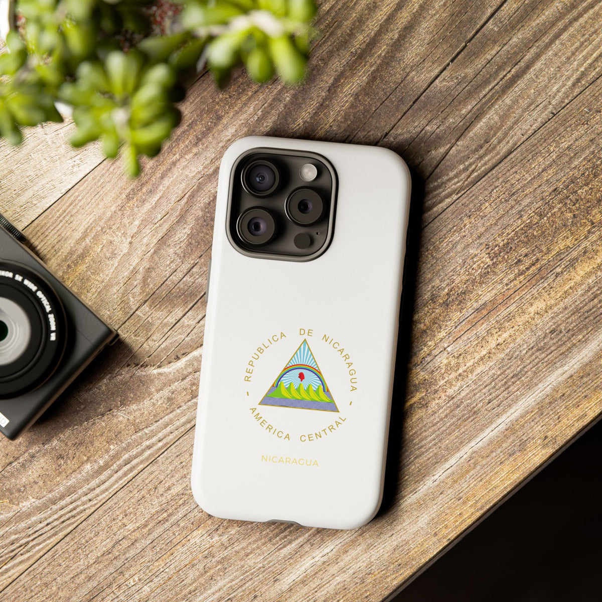 Funda para el móvil iPhone 15 Escudo Nacional de Nicaragua