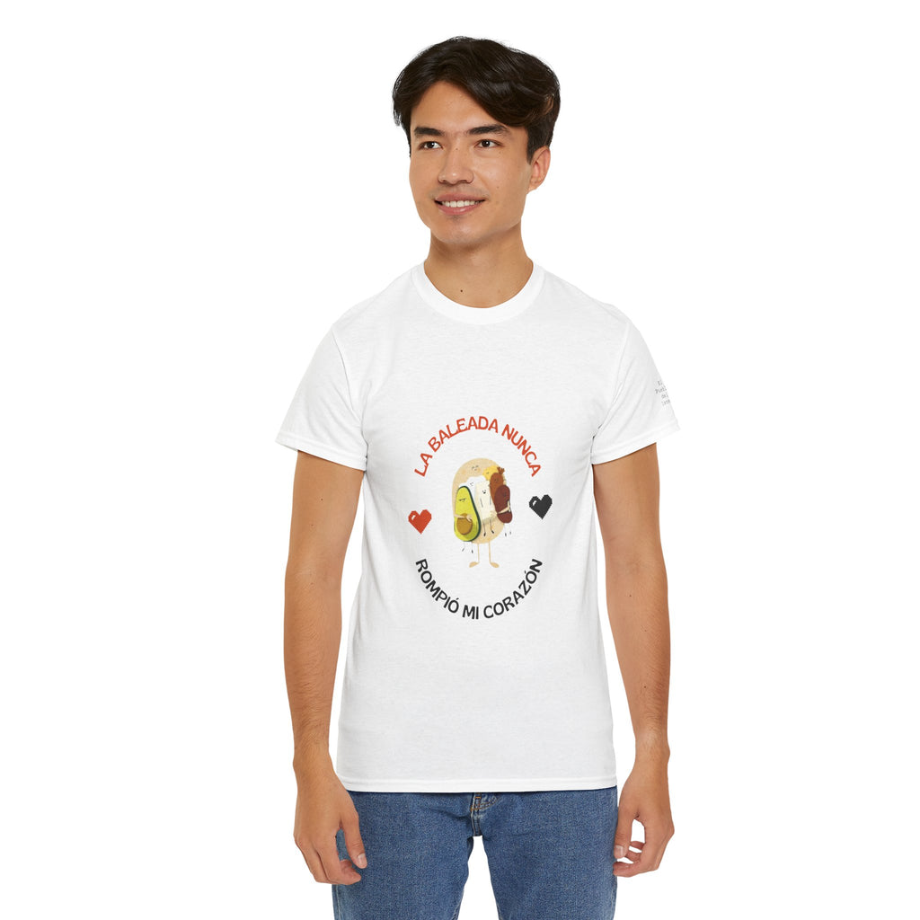 ALGODÓN GRUESO Camiseta de Hombres Honduras La Baleada Nunca Rompió Mi Corazón