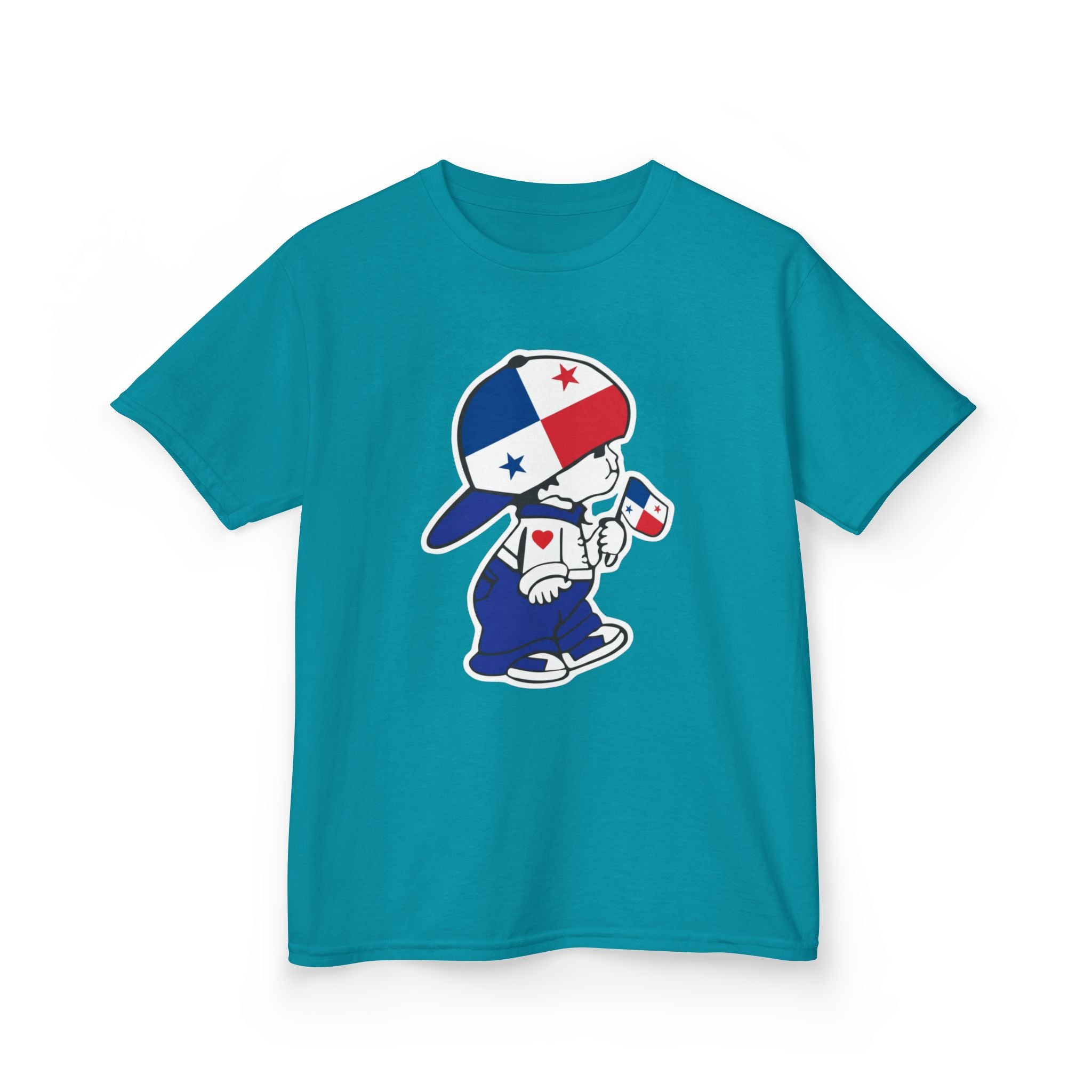 ALGODÓN GRUESO Camiseta de Niños Panamá Escudo Nacional de Panamá