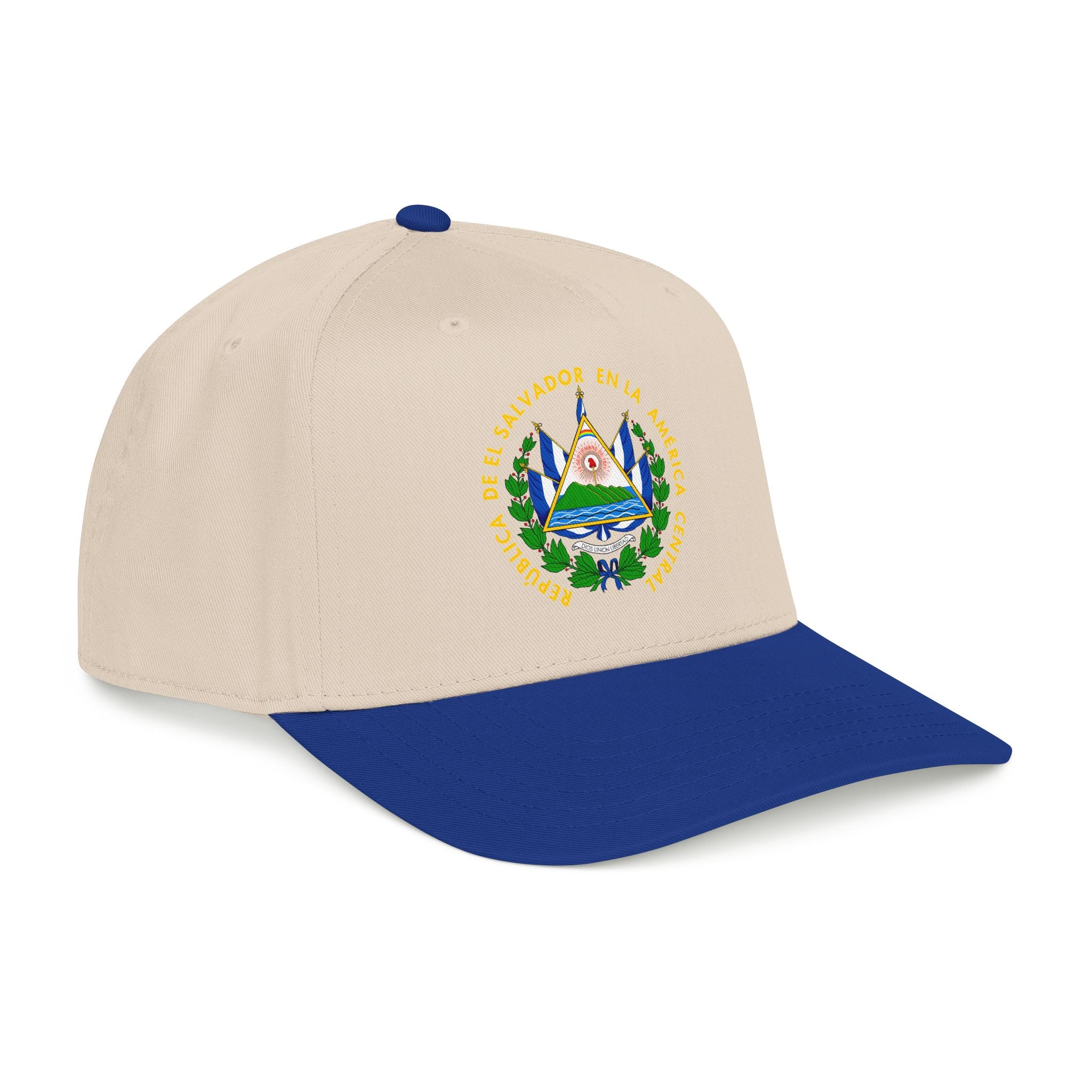 Gorra de béisbol de perfil medio El Salvador Escudo Nacional de El Salvador