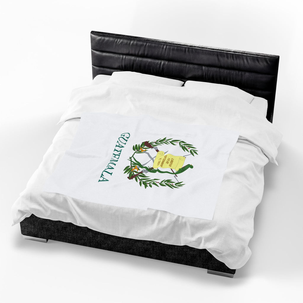 Colcha de terciopelo de algodón Guatemala Escudo Nacional de Guatemala