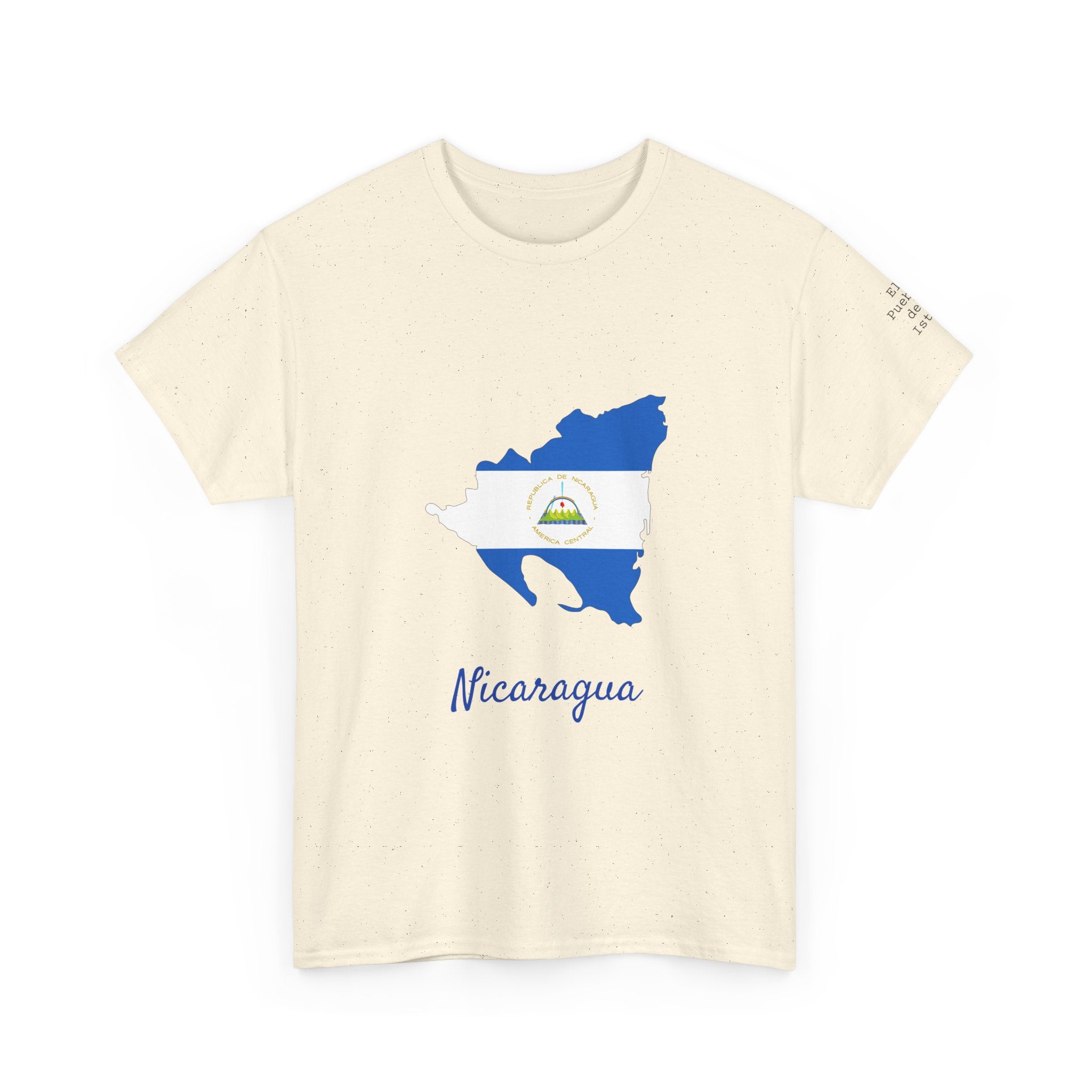 ALGODÓN GRUESO Camiseta de Hombres Nicaragua Diseño Nicaragua