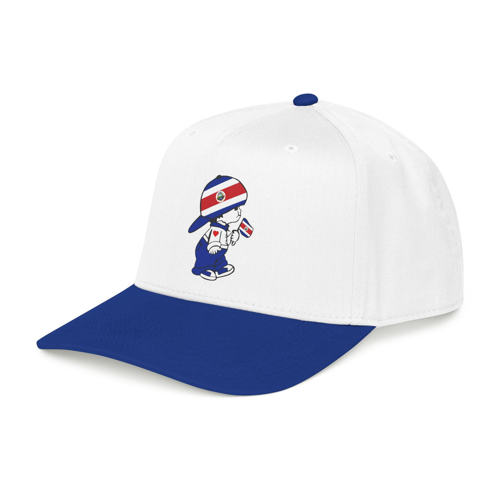 Gorra de béisbol de perfil medio Costa Rica El Niño Tico Original