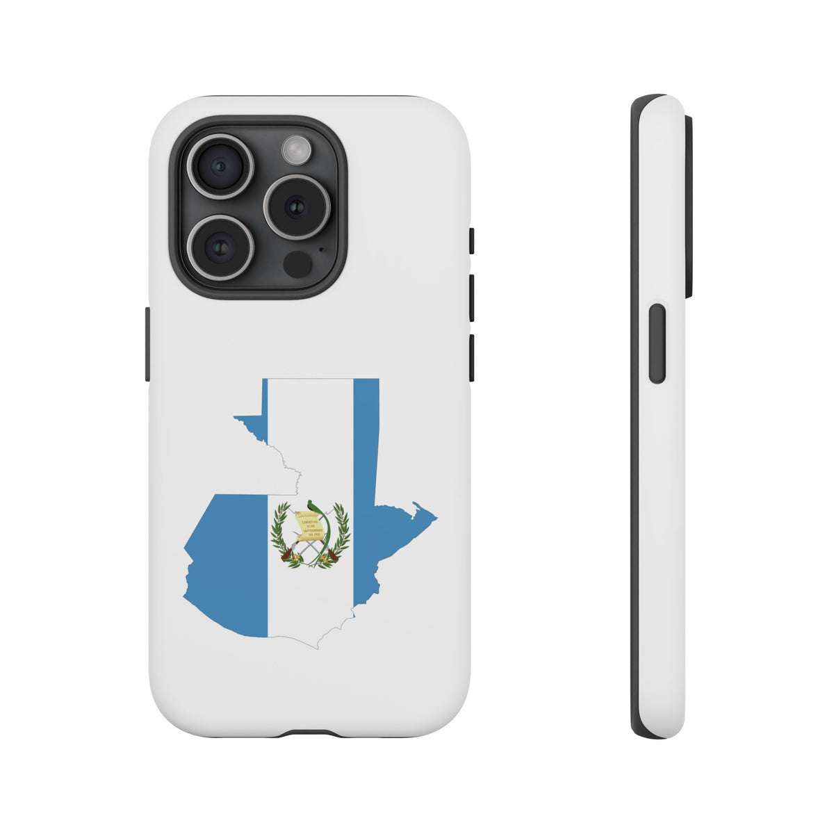 Funda para el móvil iPhone 15 silueta Guatemala
