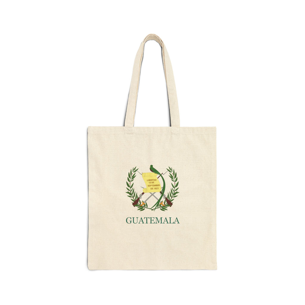 Bolsa de lona de algodón Guatemala Escudo Nacional de Guatemala
