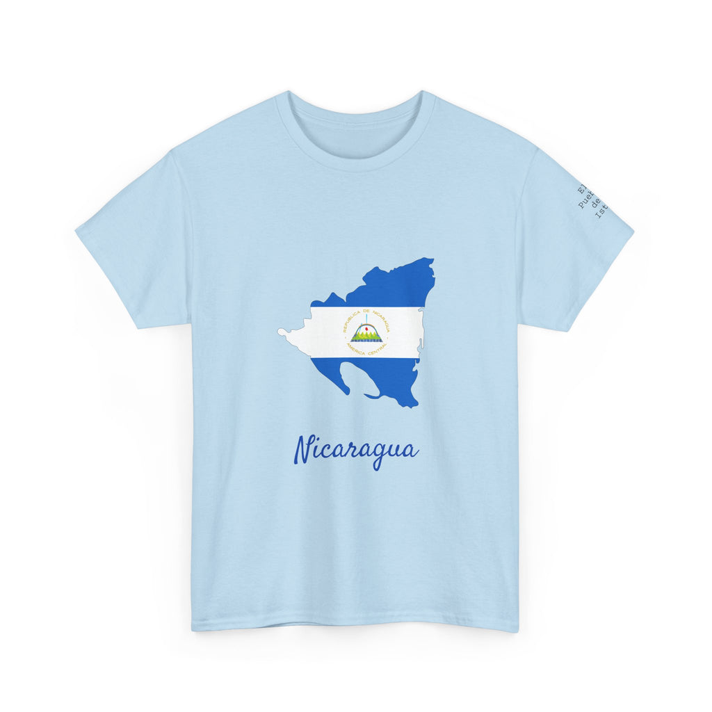 ALGODÓN GRUESO Camiseta de Hombres Nicaragua Diseño Nicaragua