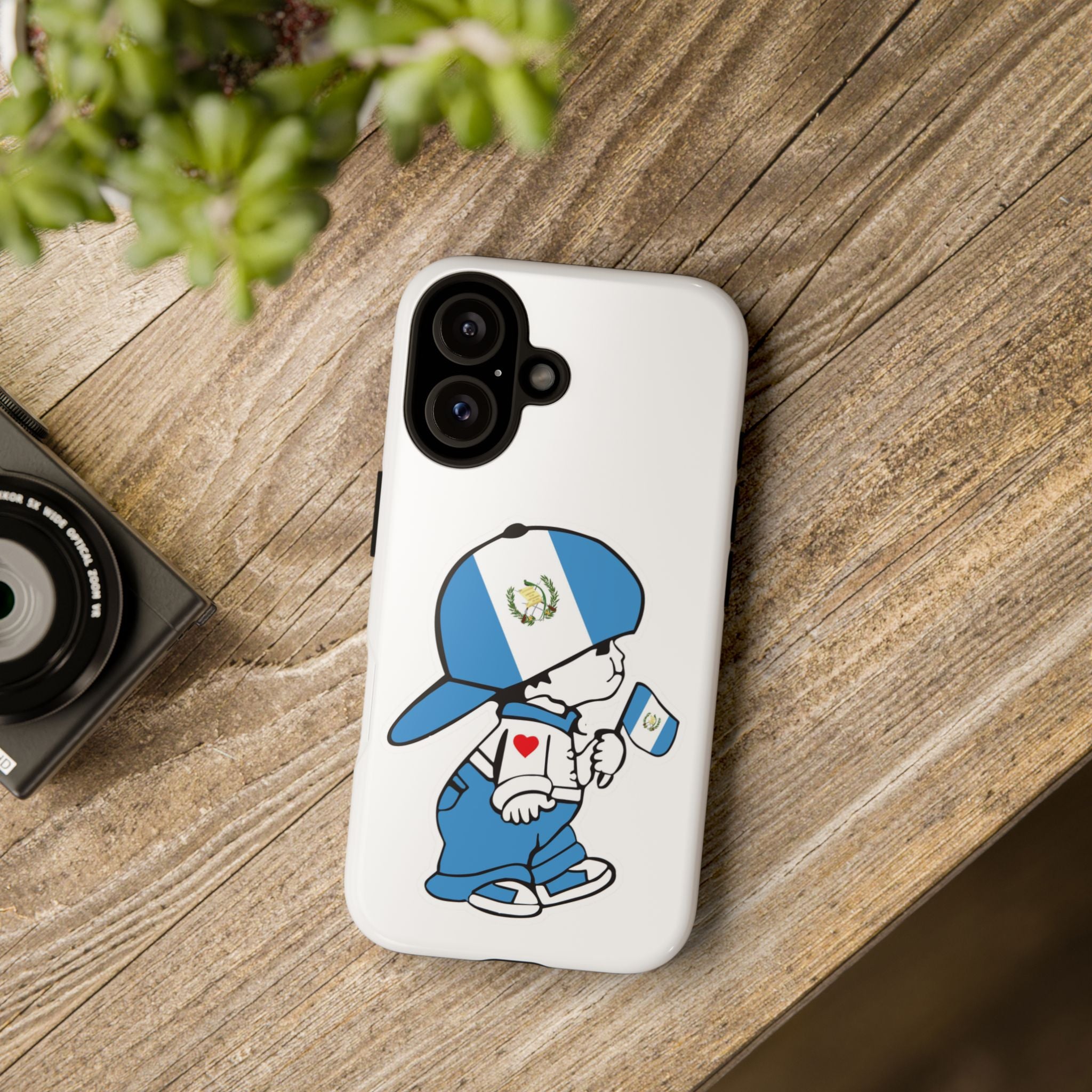 Funda Rigída Protectora para Teléfono iPhone 16 Guatemala El Niño Chapín Original