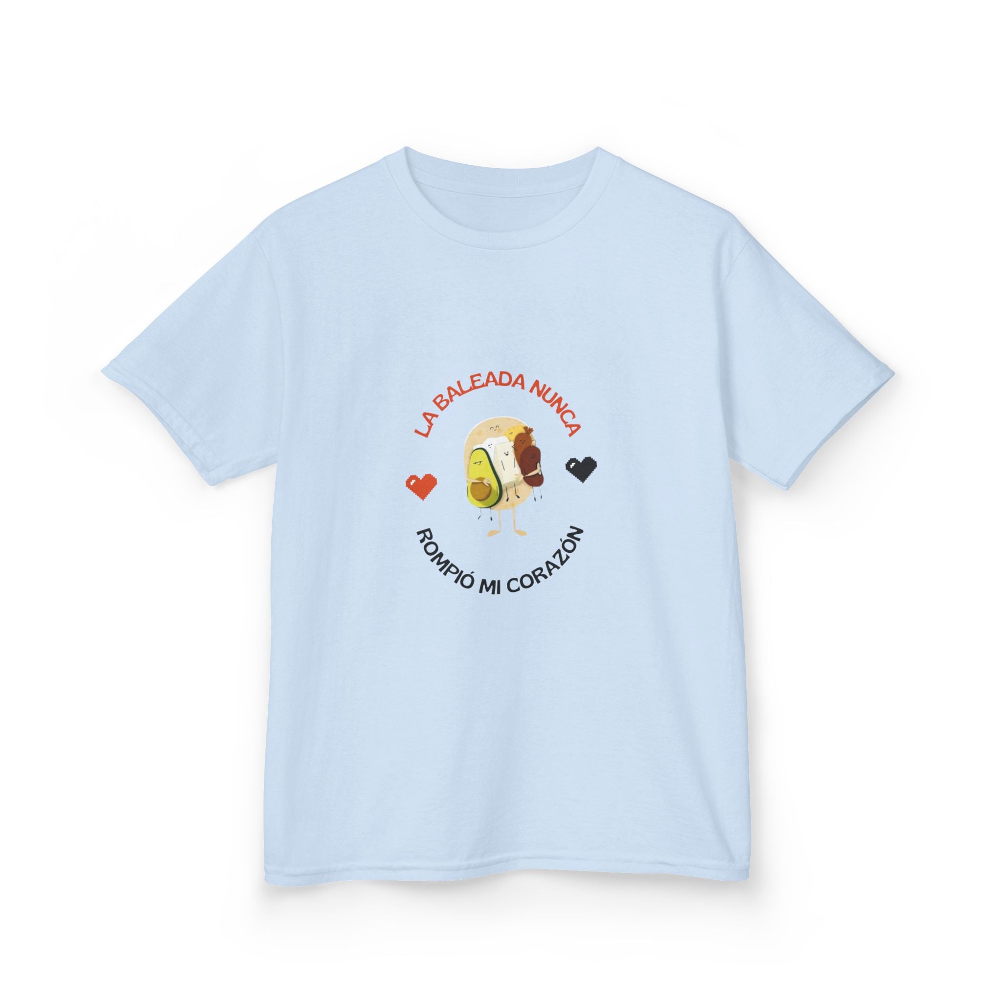 ALGODÓN GRUESO Camiseta de Niños Honduras La Baleada Nunca Rompió Mi Corazón