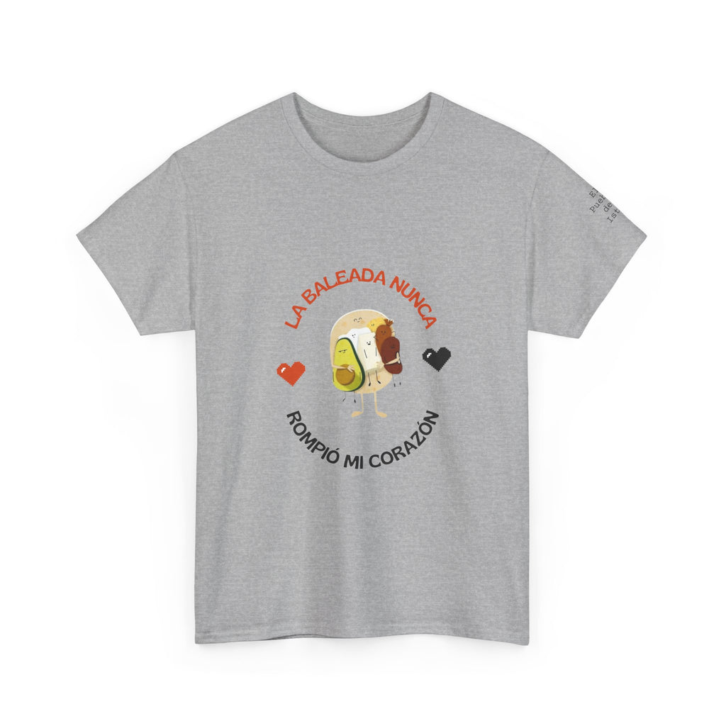 ALGODÓN GRUESO Camiseta de Hombres Honduras La Baleada Nunca Rompió Mi Corazón