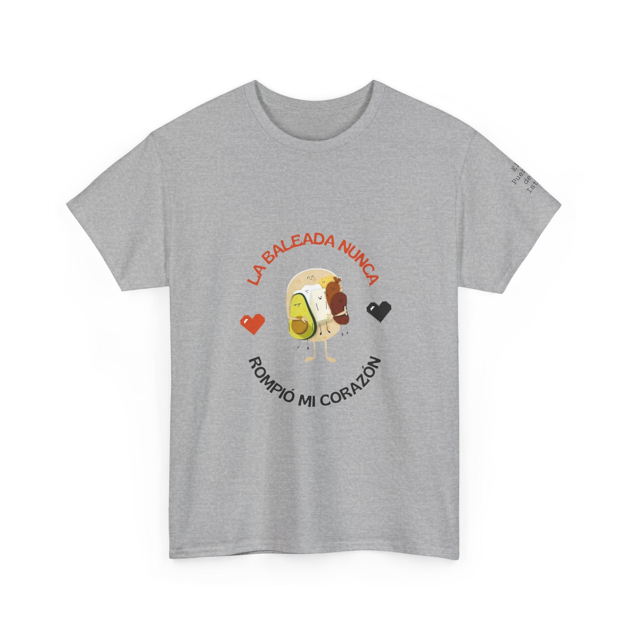 ALGODÓN GRUESO Camiseta de Hombres Honduras La Baleada Nunca Rompió Mi Corazón