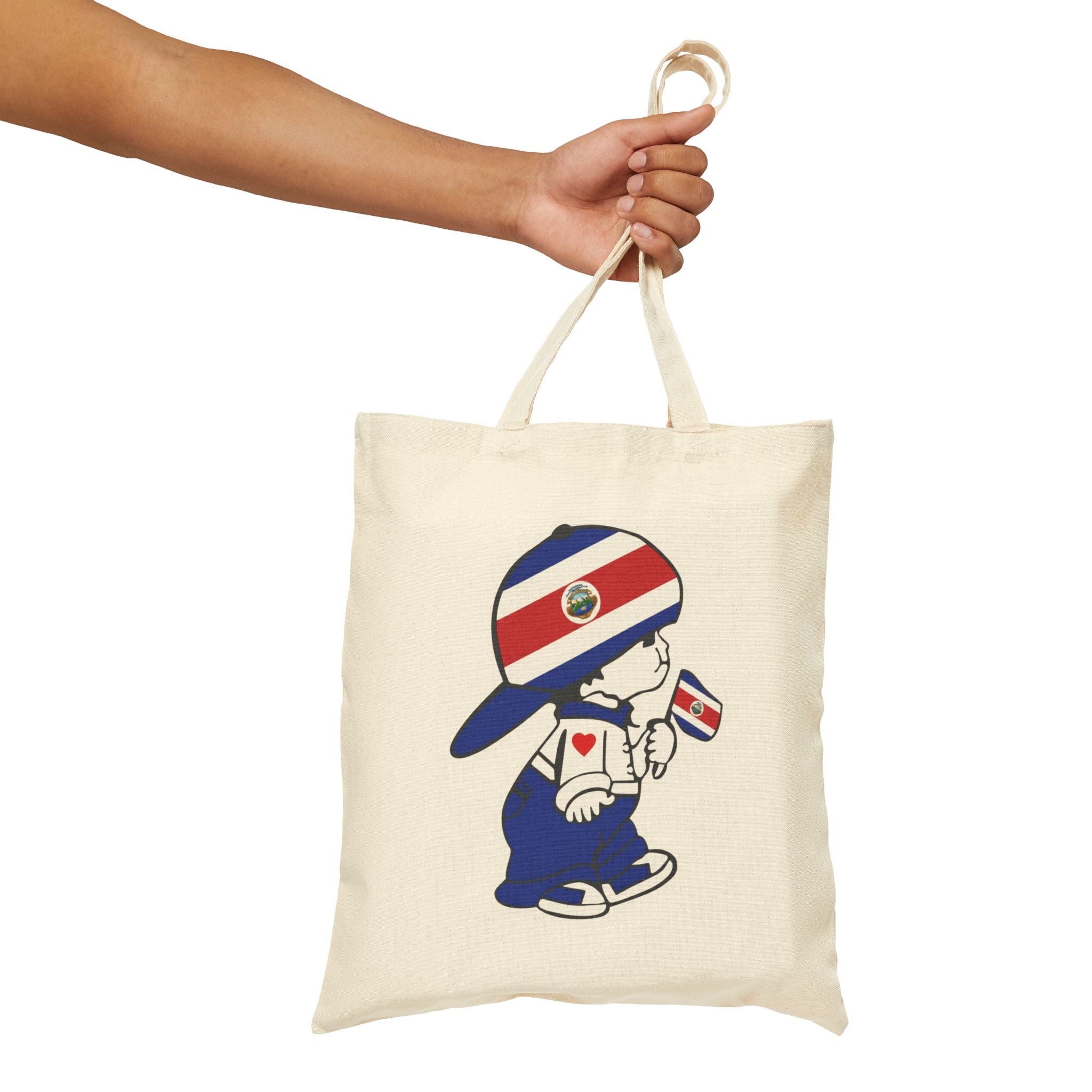 Bolsa de lona de algodón Costa Rica El Niño Tico Original