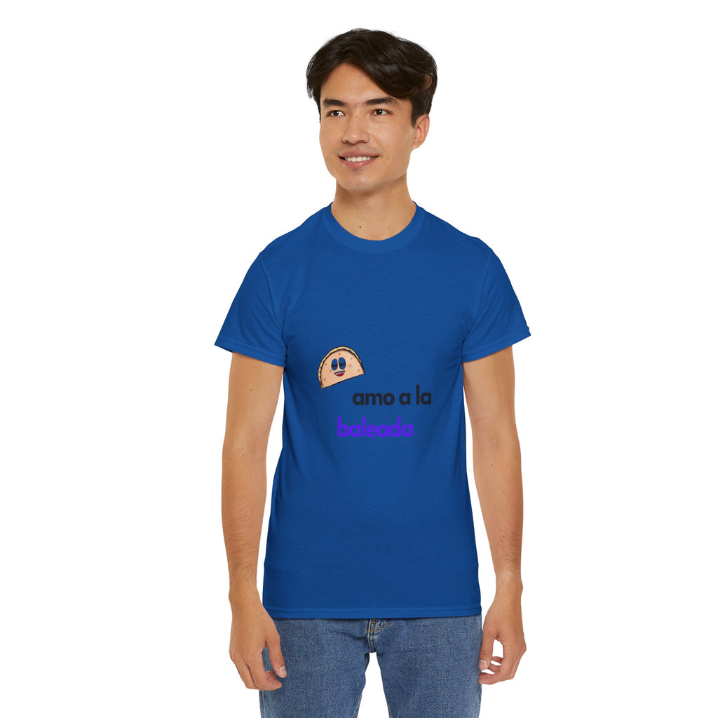 ALGODÓN GRUESO Camiseta de Hombres Honduras Diseño Amo a la baleada