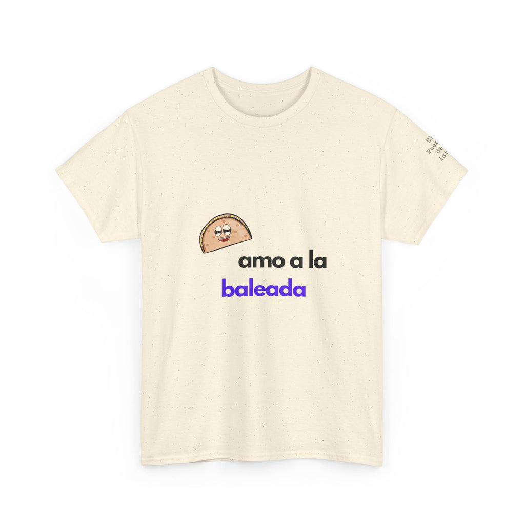 ALGODÓN GRUESO Camiseta de Hombres Honduras Diseño Amo a la baleada