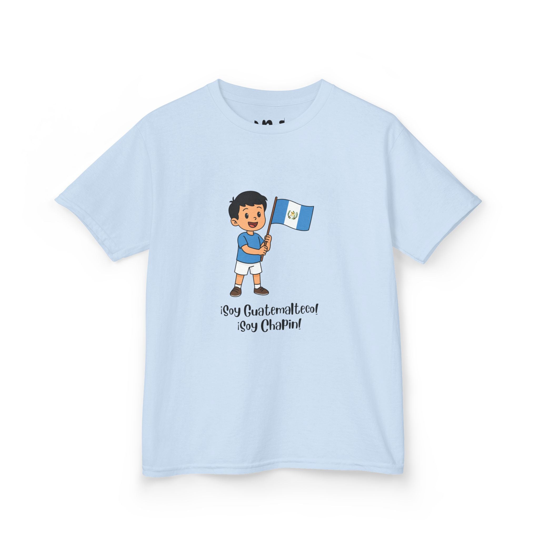 ALGODÓN GRUESO Camiseta de Niños Guatemala Soy Guatemalteco