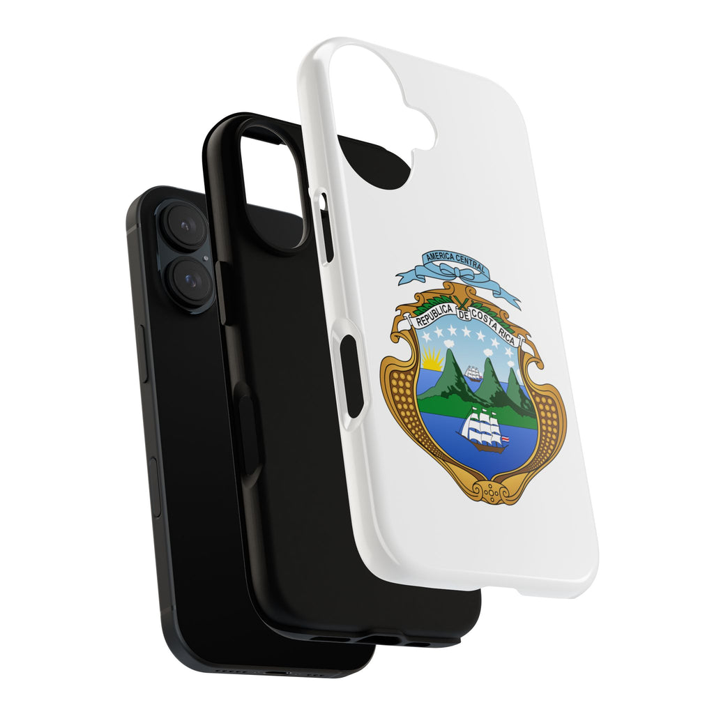 Funda Rigída Protectora para Teléfono iPhone 16 Costa Rica Escudo Nacional de Costa Rica