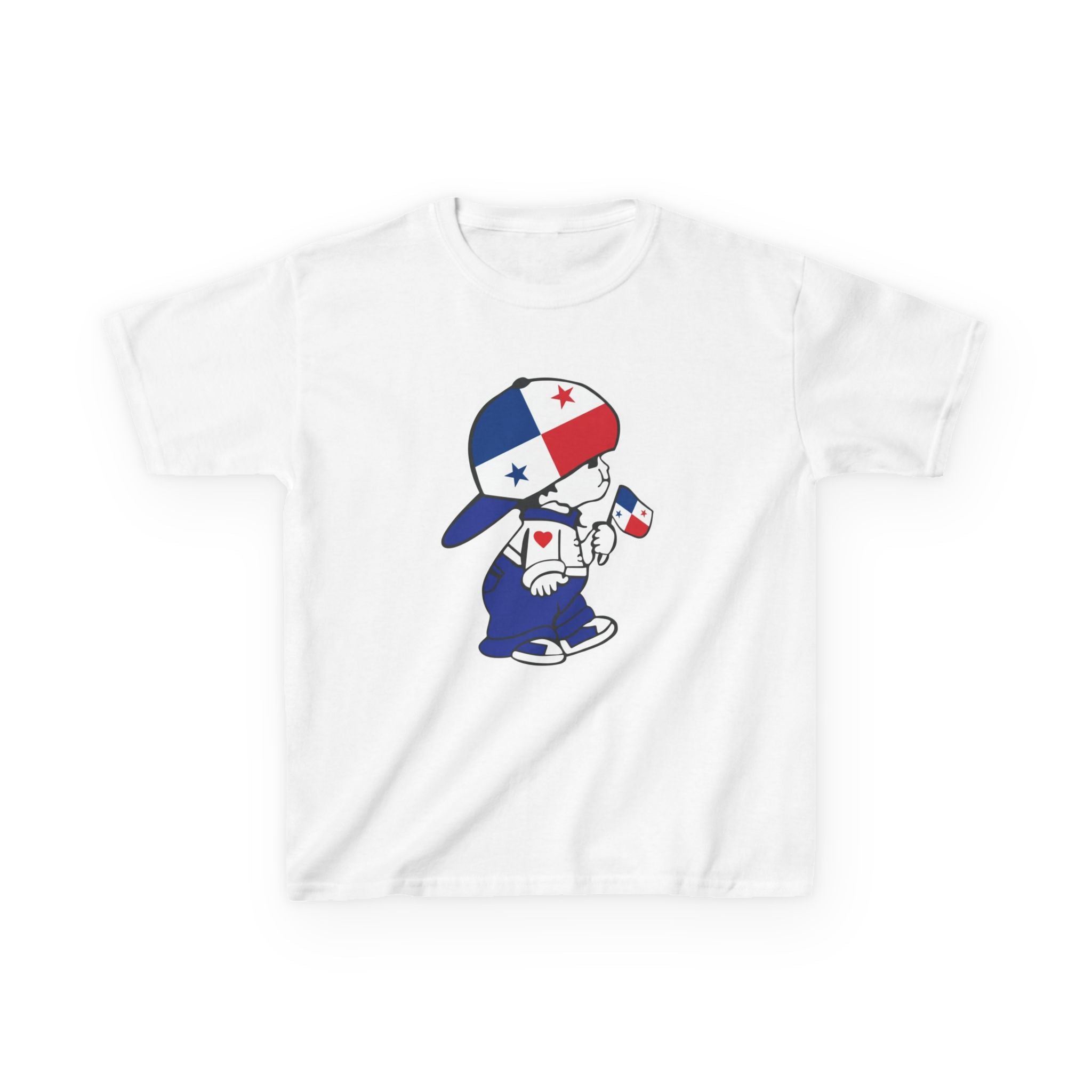 ALGODÓN GRUESO Camiseta de Niños Panamá Escudo Nacional de Panamá