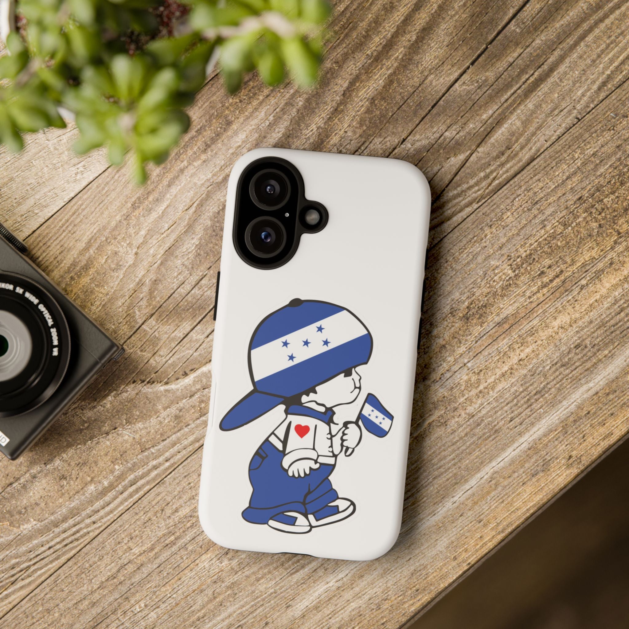 Funda Rigída Protectora para Teléfono iPhone 16 Honduras El Niño Catracho Honduras