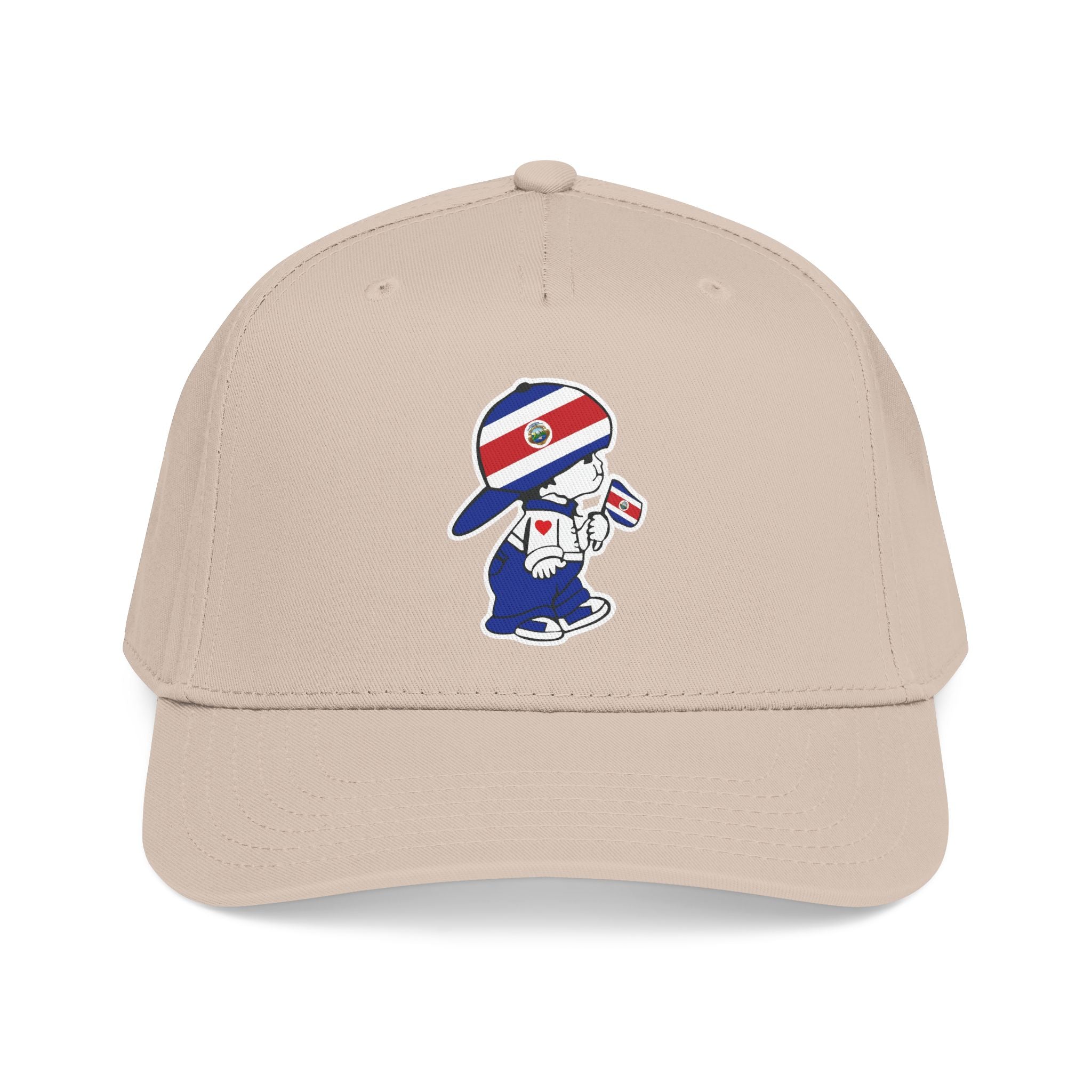 Gorra de béisbol de perfil medio Costa Rica El Niño Tico Original