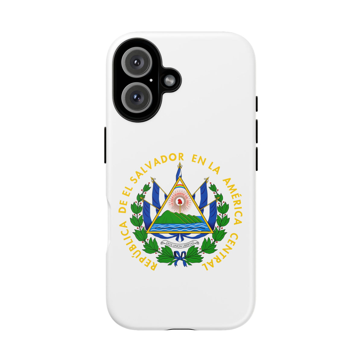 Funda para el móvil iPhone 16 Escudo Nacional de El Salvador