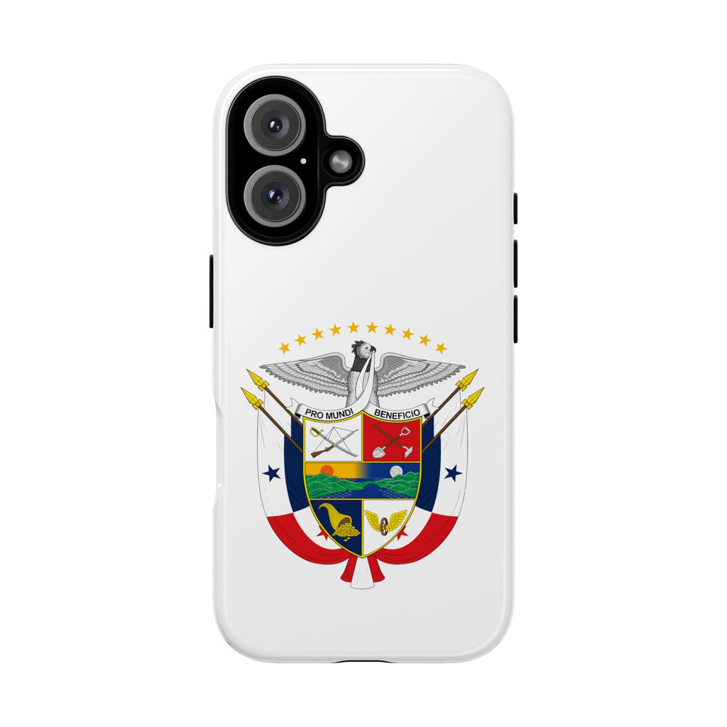 Funda Rigída Protectora para Teléfono iPhone 16 Panamá Escudo Nacional de Panamá