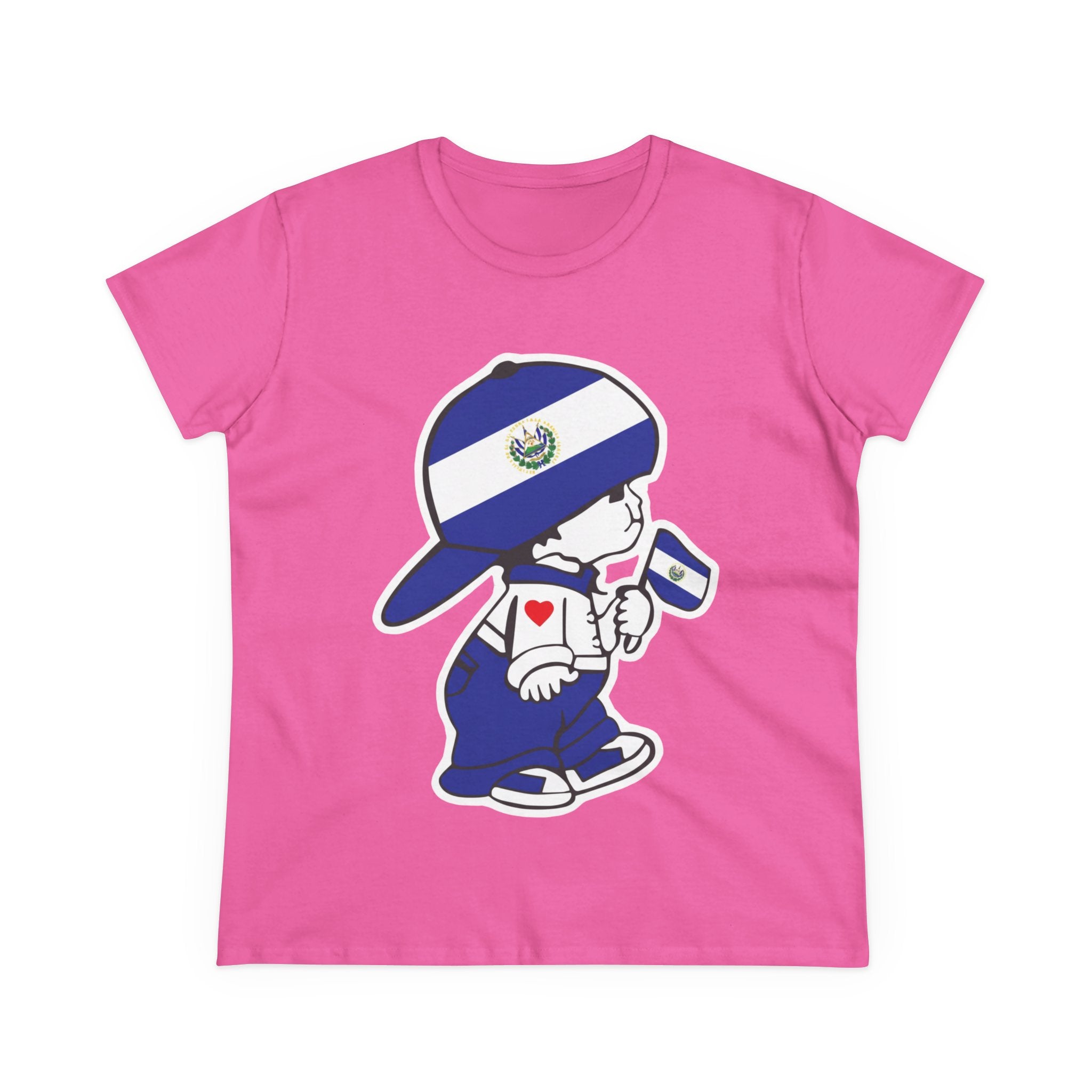 ALGODÓN DE MEDIO GROSOR Camiseta de Mujeres El Niño Guanaco Original