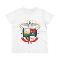 ALGODÓN DE MEDIO GROSOR Camiseta de Mujeres Panamá Escudo Nacional de Panamá