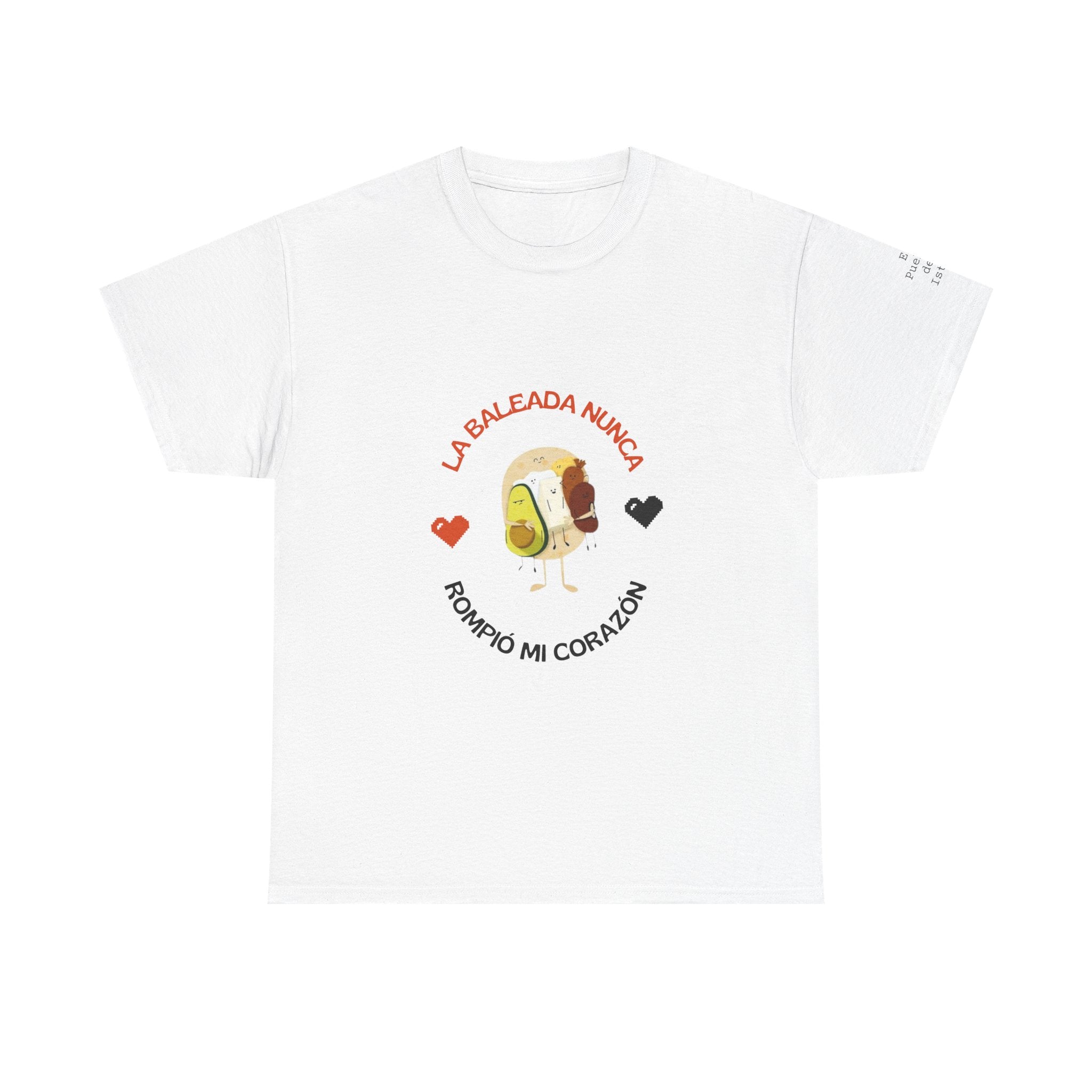 ALGODÓN GRUESO Camiseta de Hombres Honduras La Baleada Nunca Rompió Mi Corazón