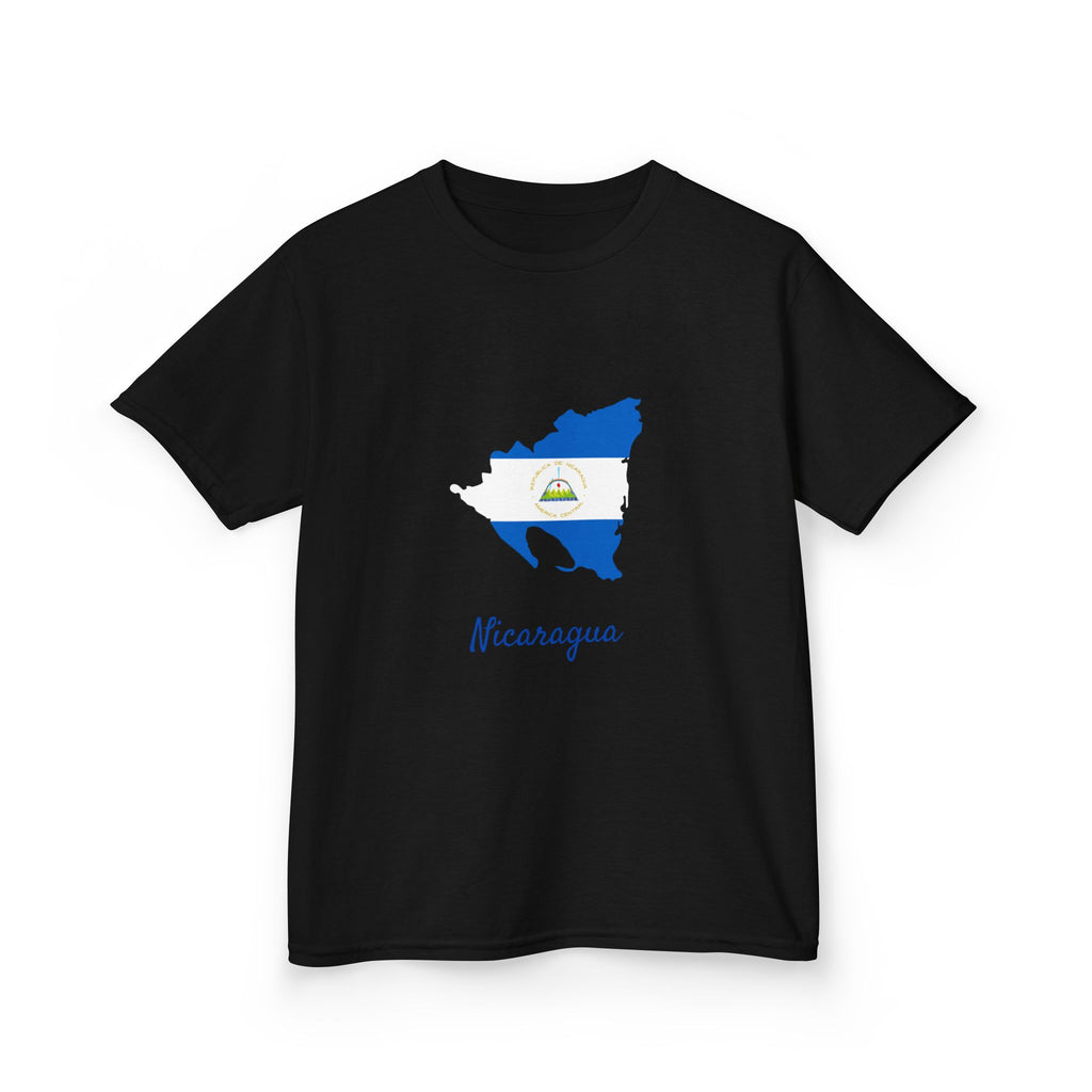 ALGODÓN GRUESO Camiseta de Niñas Nicaragua Diseño Nicaragua