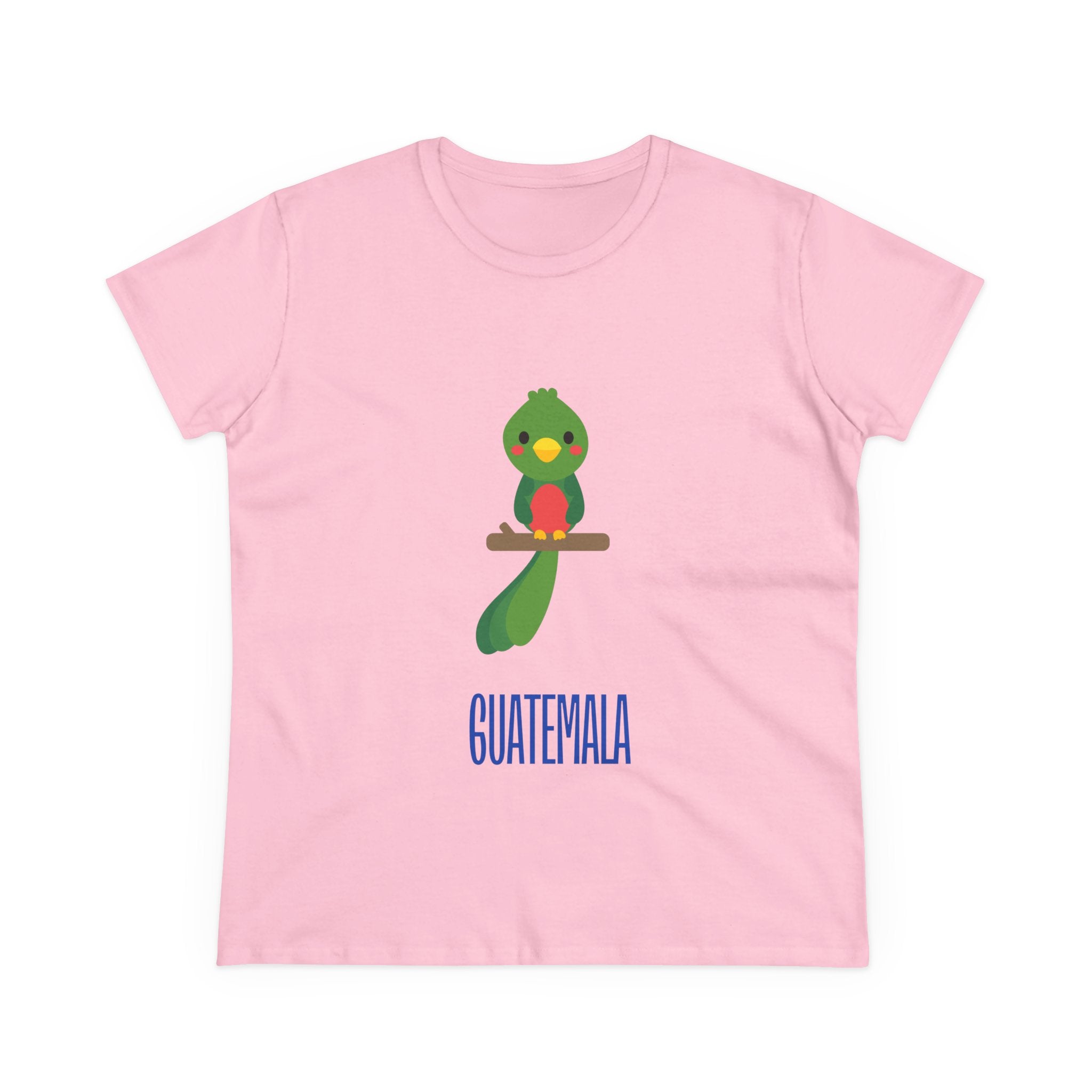 ALGODÓN DE MEDIO GROSOR Camiseta de Mujeres Quetzal Guatemala