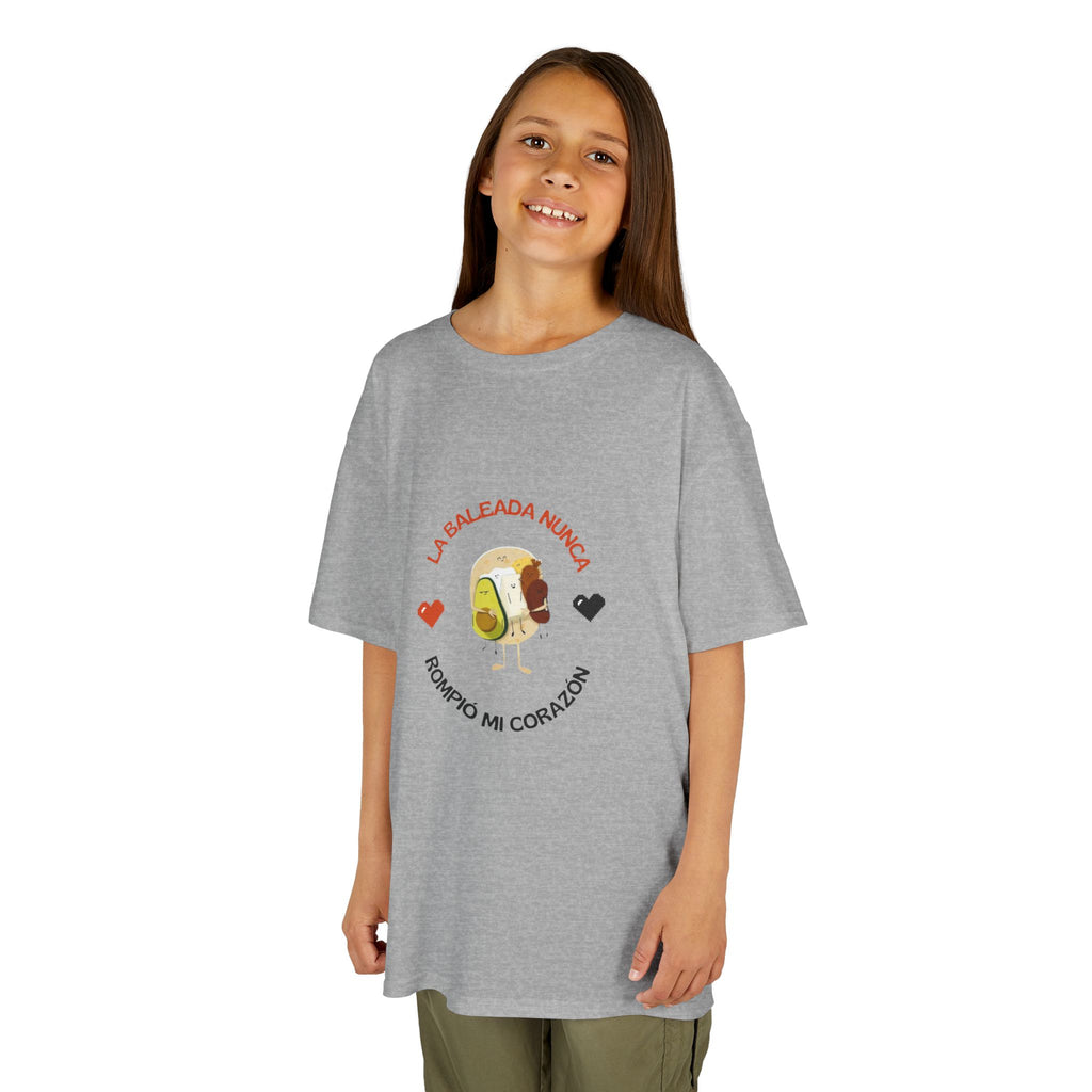 ALGODÓN GRUESO Camiseta de Niñas Honduras La Baleada Nunca Rompió Mi Corazón
