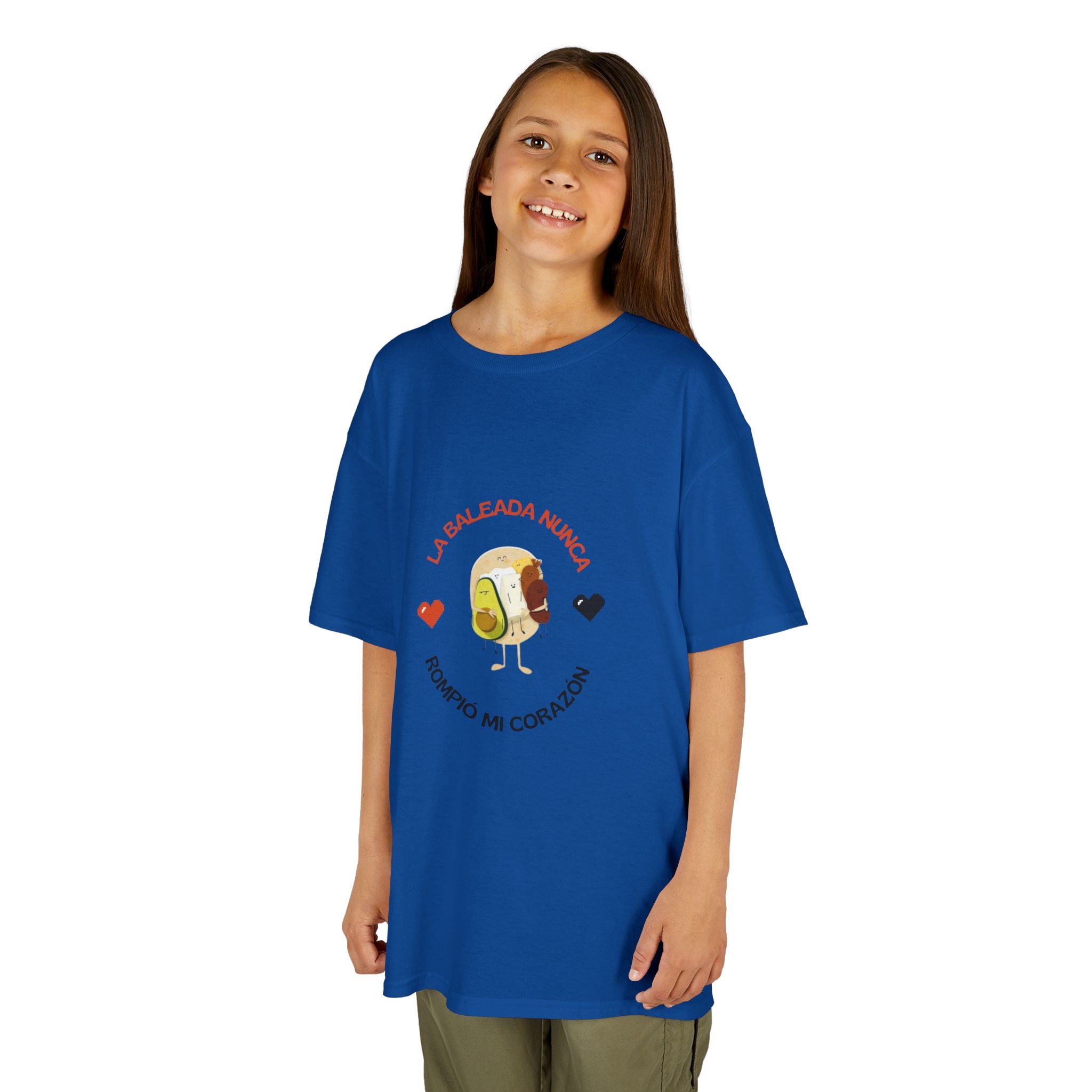 ALGODÓN GRUESO Camiseta de Niñas Honduras La Baleada Nunca Rompió Mi Corazón