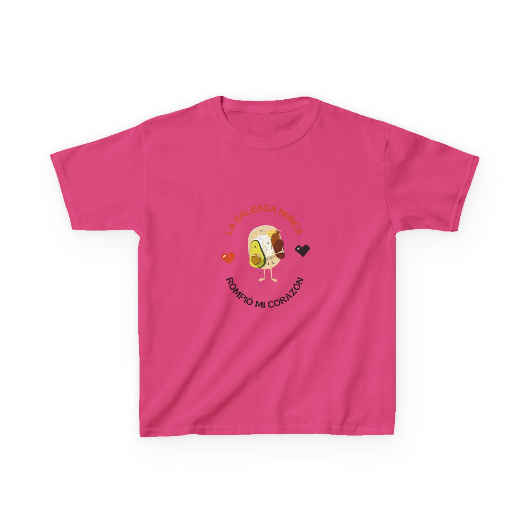 ALGODÓN GRUESO Camiseta de Niñas Honduras La Baleada Nunca Rompió Mi Corazón
