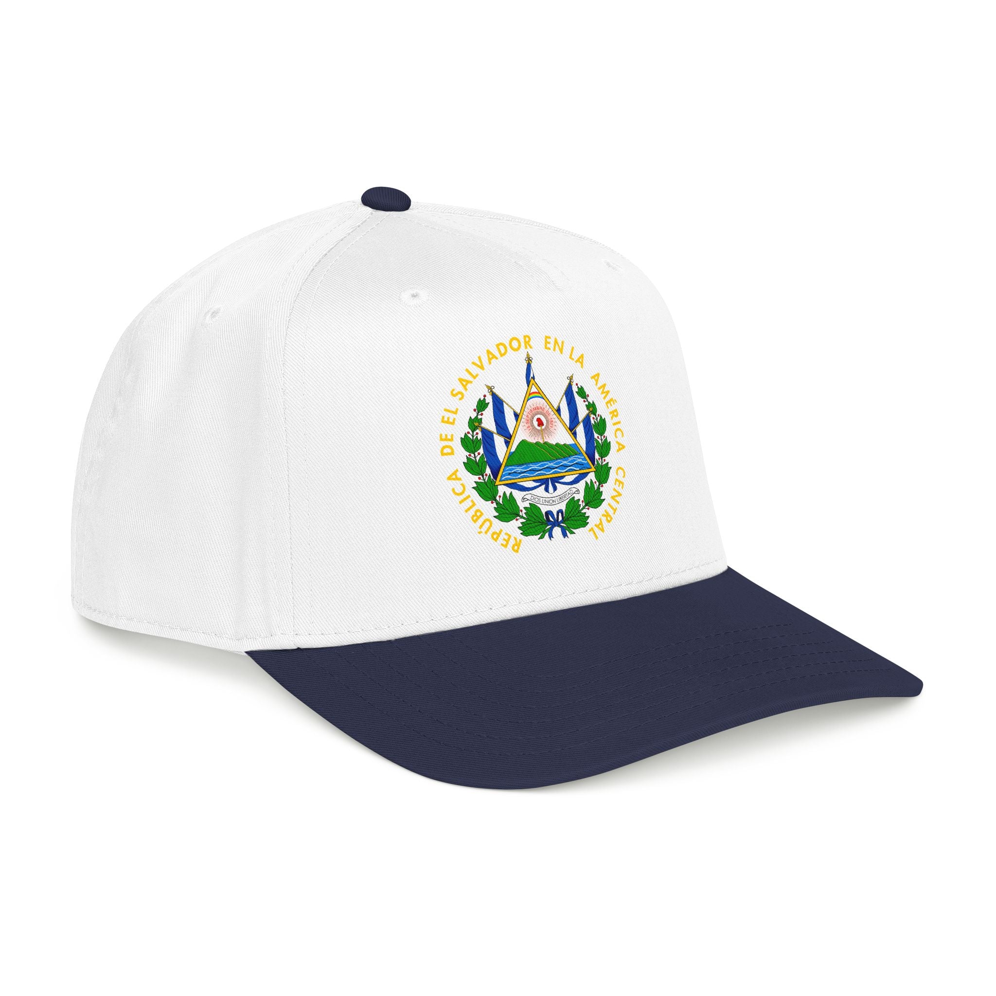 Gorra de béisbol de perfil medio El Salvador Escudo Nacional de El Salvador