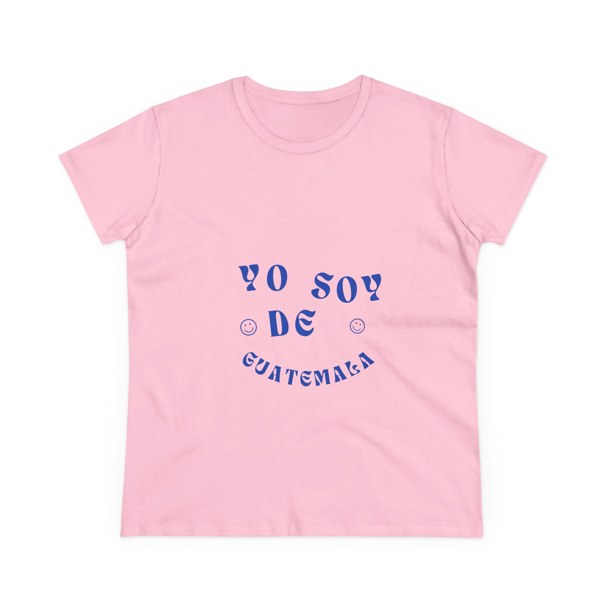 ALGODÓN DE MEDIO GROSOR Camiseta de Mujeres GuatemalaYo Soy de Guatemala