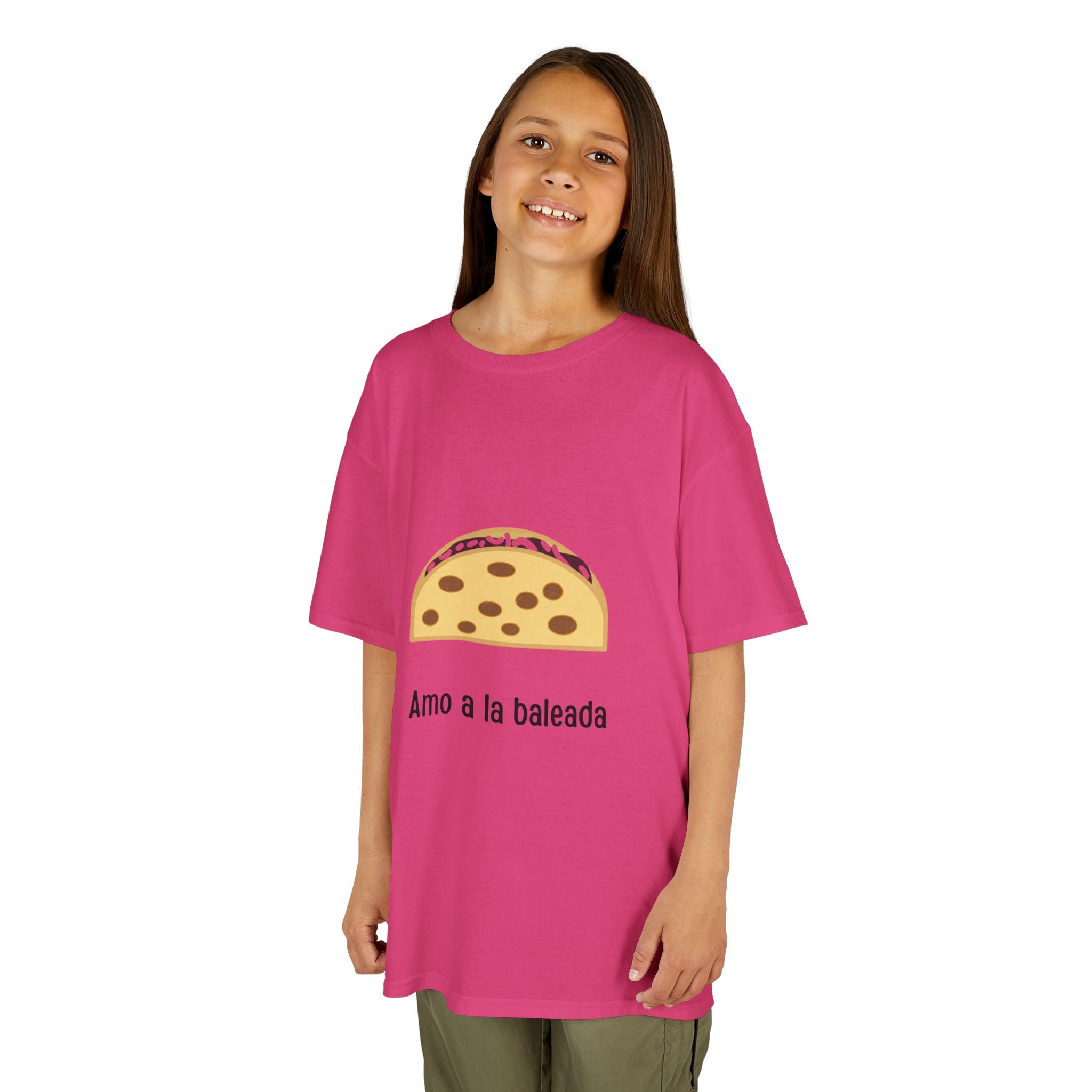 ALGODÓN GRUESO Camiseta de Niños Honduras Amo a la baleada