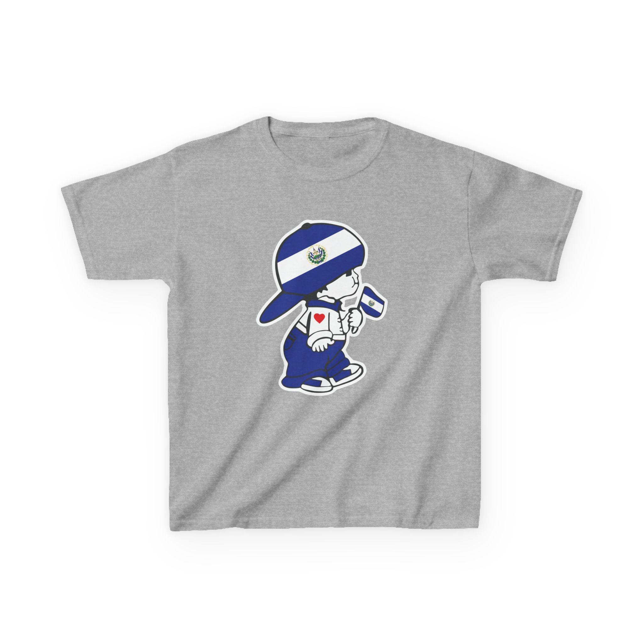 ALGODÓN GRUESO Camiseta de Niños El Salvador El Niño Guanaco Original