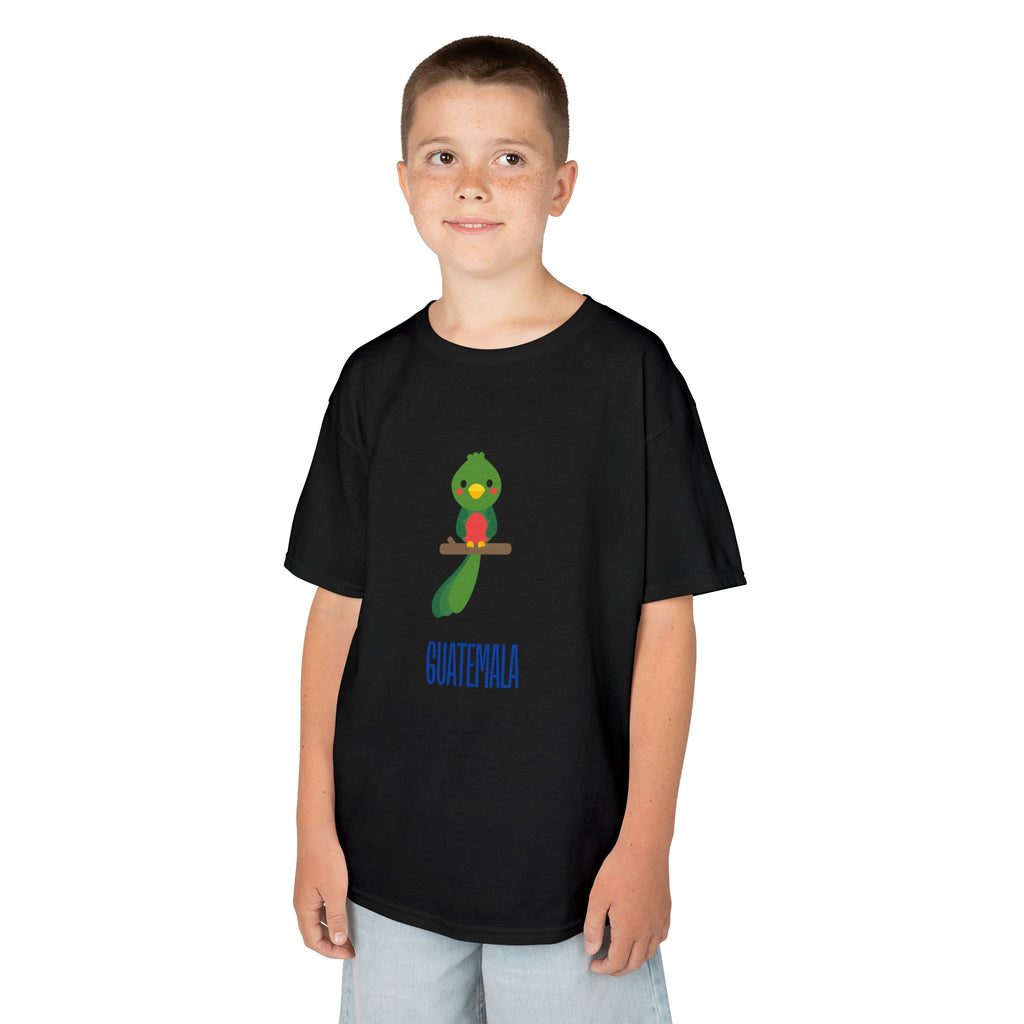 ALGODÓN DE MEDIO GROSOR Camiseta de Niños Quetzal Guatemala