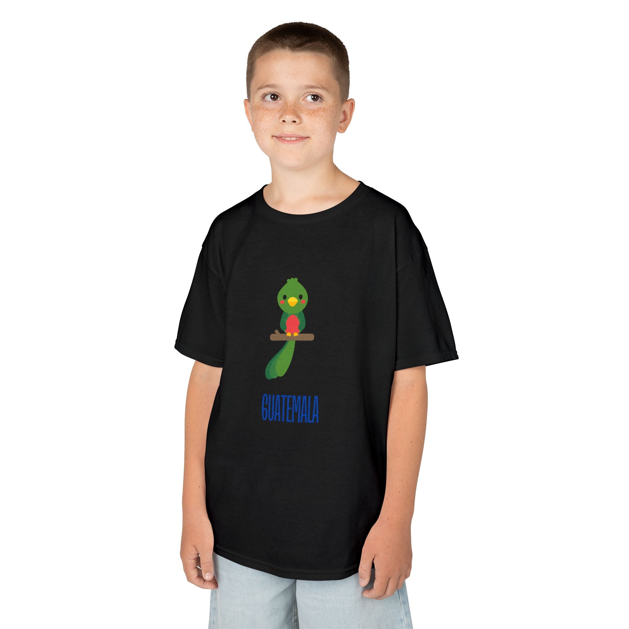 ALGODÓN DE MEDIO GROSOR Camiseta de Niños Quetzal Guatemala