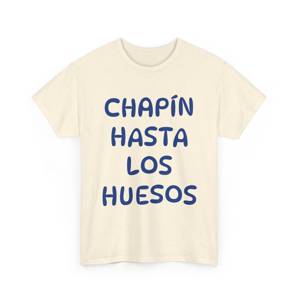 ALGODÓN GRUESO Camiseta de Hombres Guatemala Chapín Hasta Los Huesos