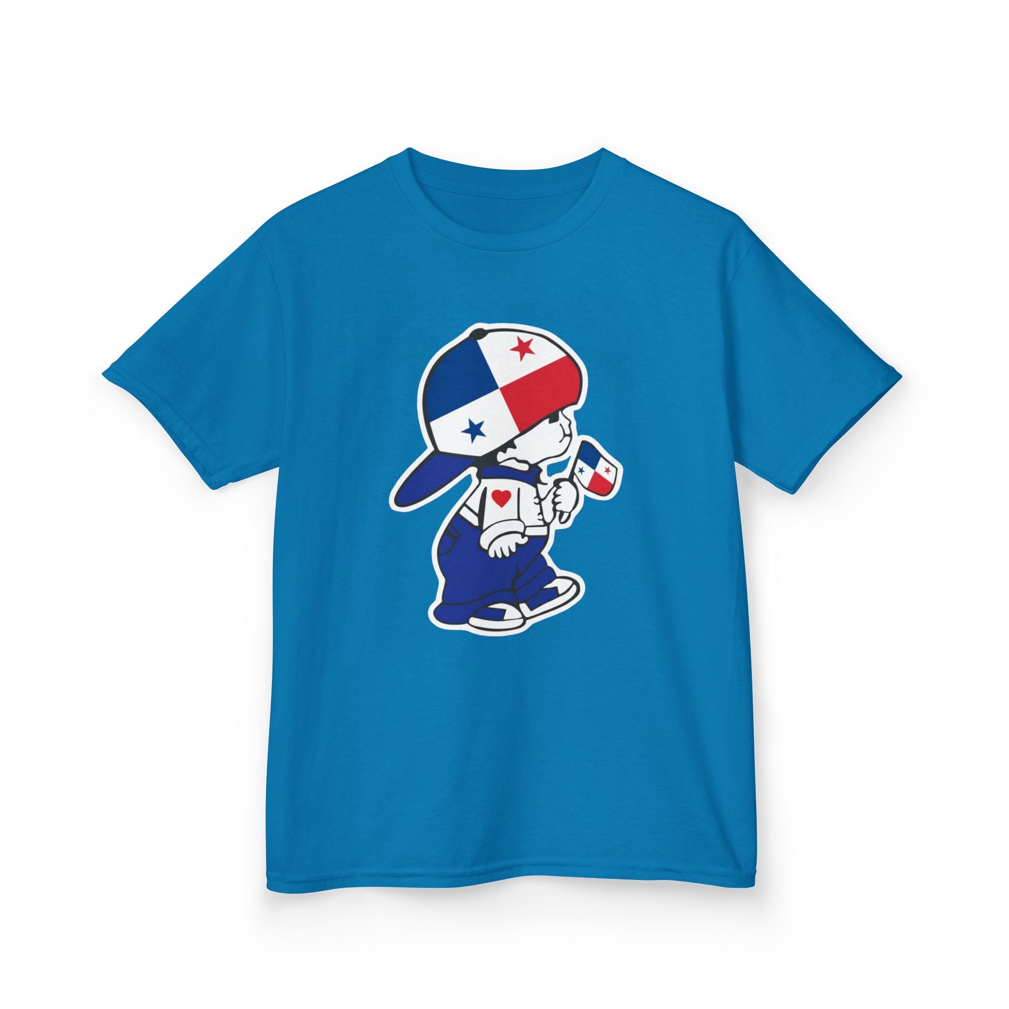 ALGODÓN GRUESO Camiseta de Niños Panamá Escudo Nacional de Panamá