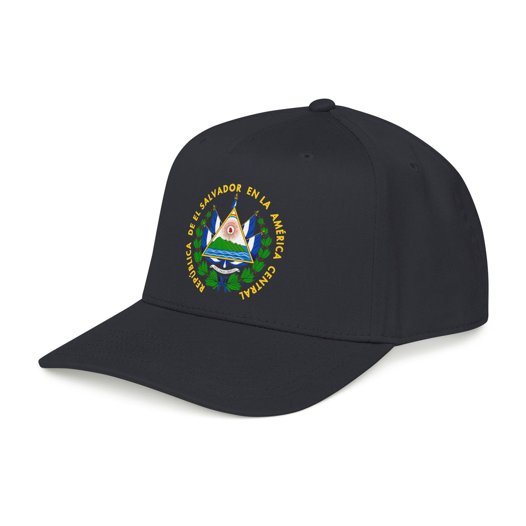 Gorra de béisbol de perfil medio El Salvador Escudo Nacional de El Salvador