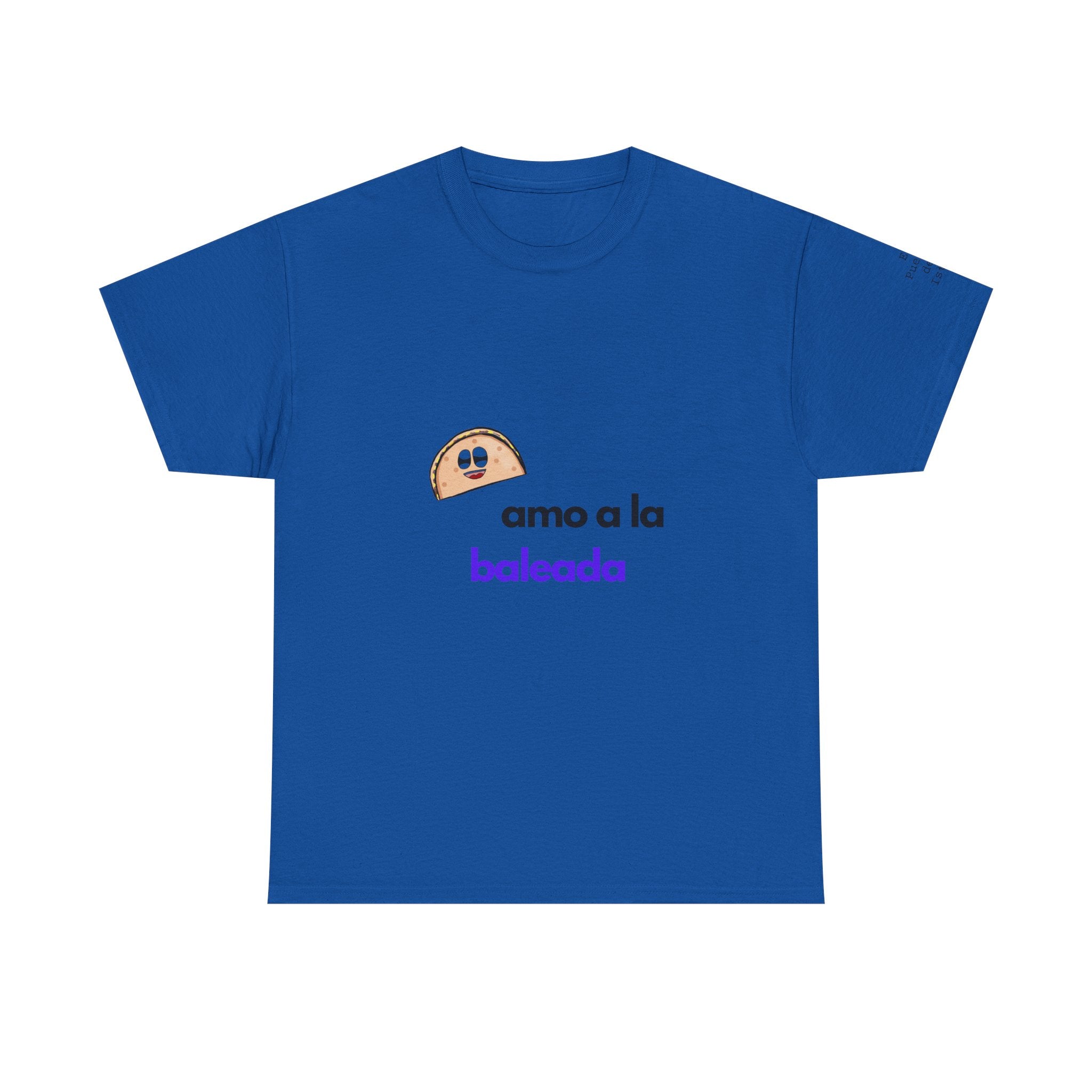ALGODÓN GRUESO Camiseta de Hombres Honduras Diseño Amo a la baleada
