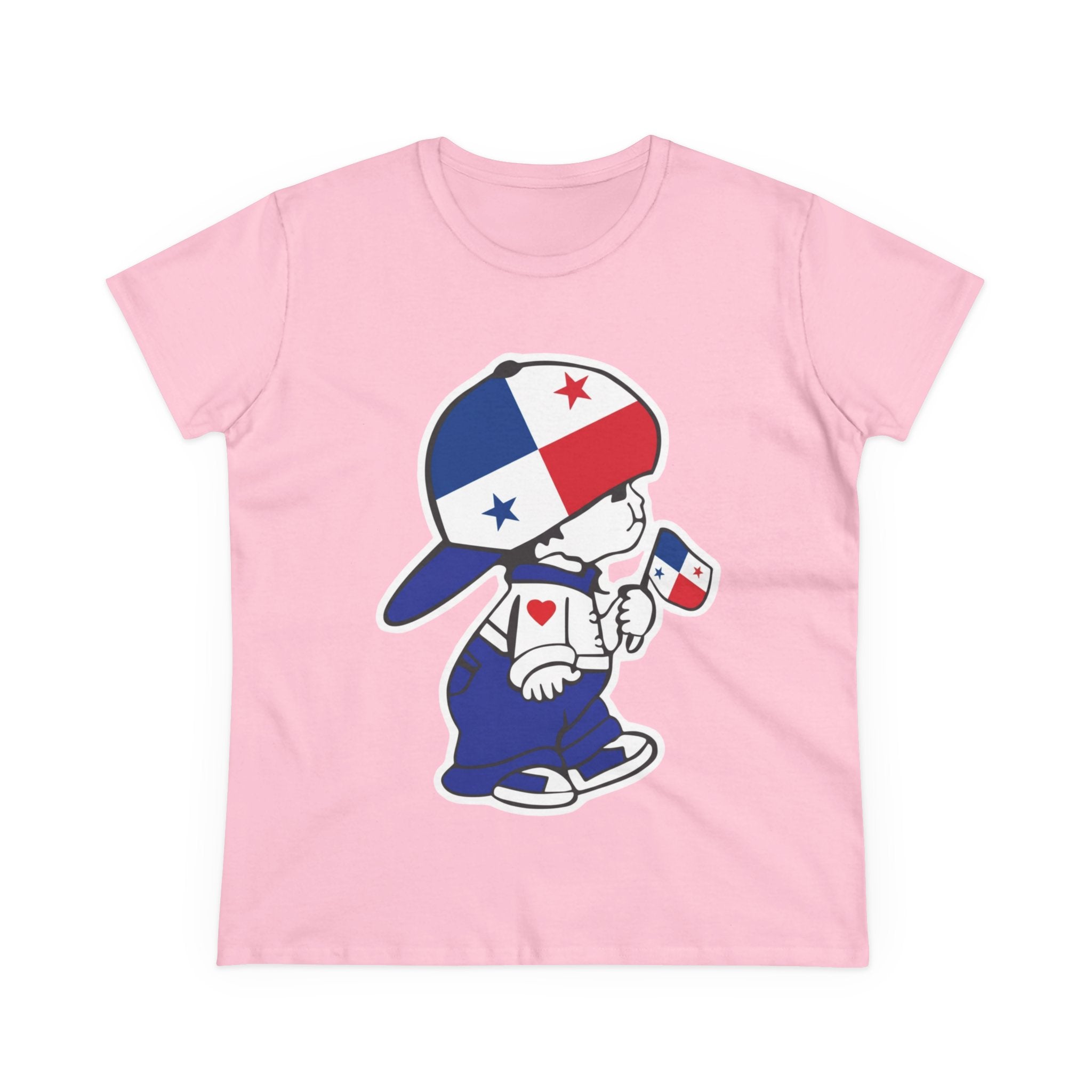 ALGODÓN DE MEDIO GROSOR Camiseta de Mujeres Panamá El Niño Canalero Original