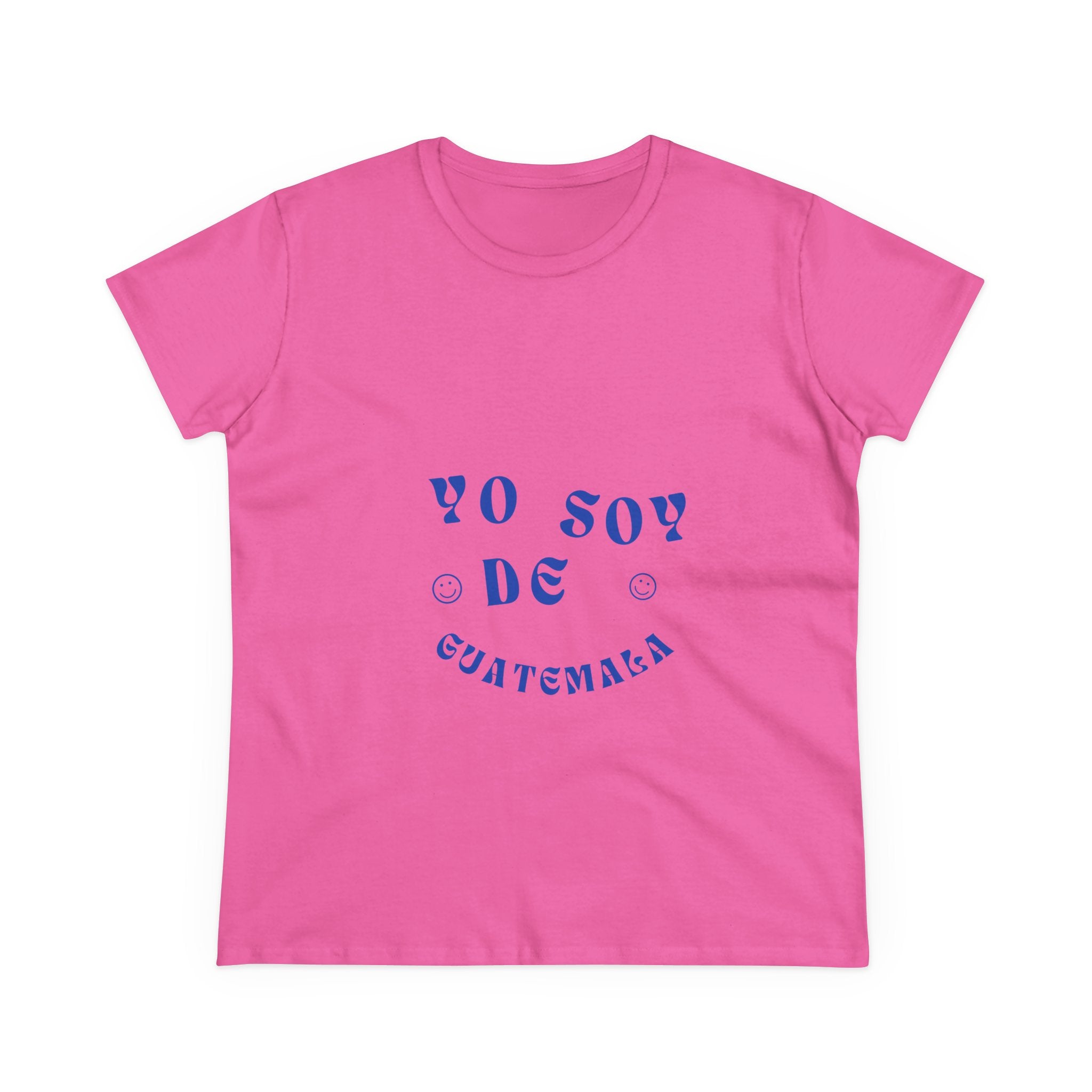 ALGODÓN DE MEDIO GROSOR Camiseta de Mujeres GuatemalaYo Soy de Guatemala