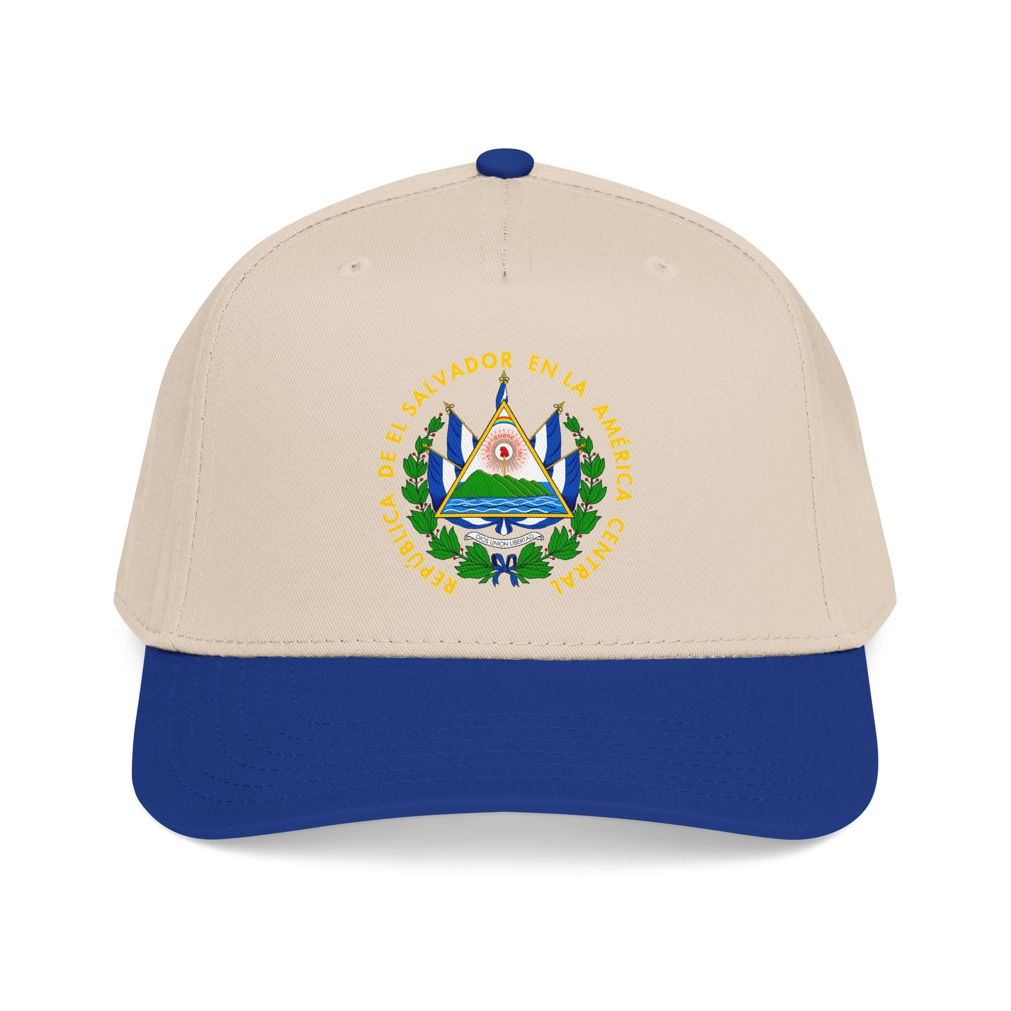 Gorra de béisbol de perfil medio El Salvador Escudo Nacional de El Salvador