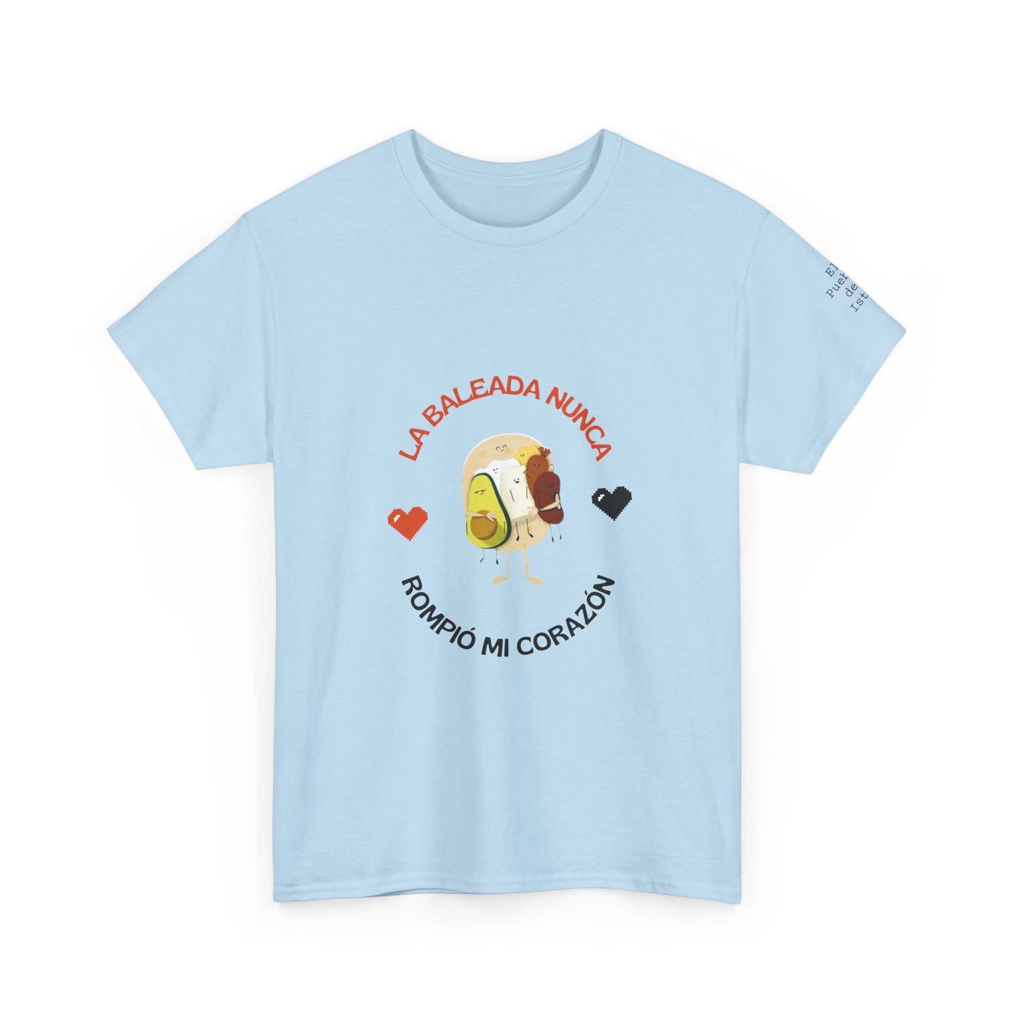 ALGODÓN GRUESO Camiseta de Hombres Honduras La Baleada Nunca Rompió Mi Corazón